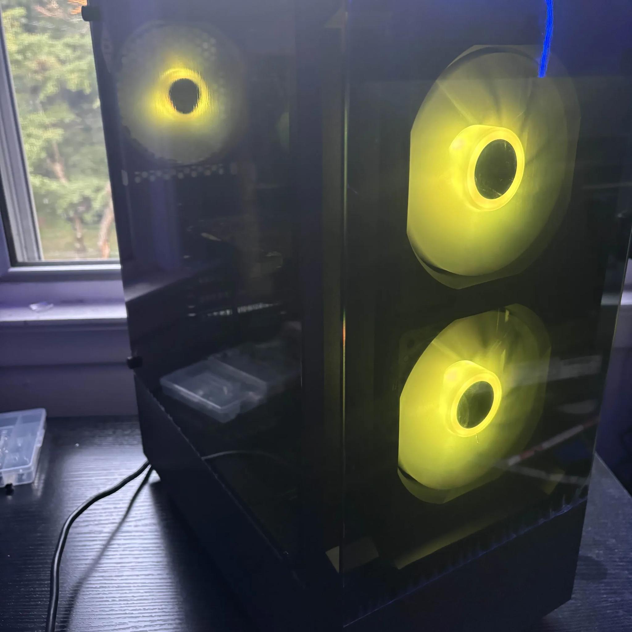 GAMING PC i5 8GB NVIDIA GTX 950 RGB Lighting RGB Fans Computer