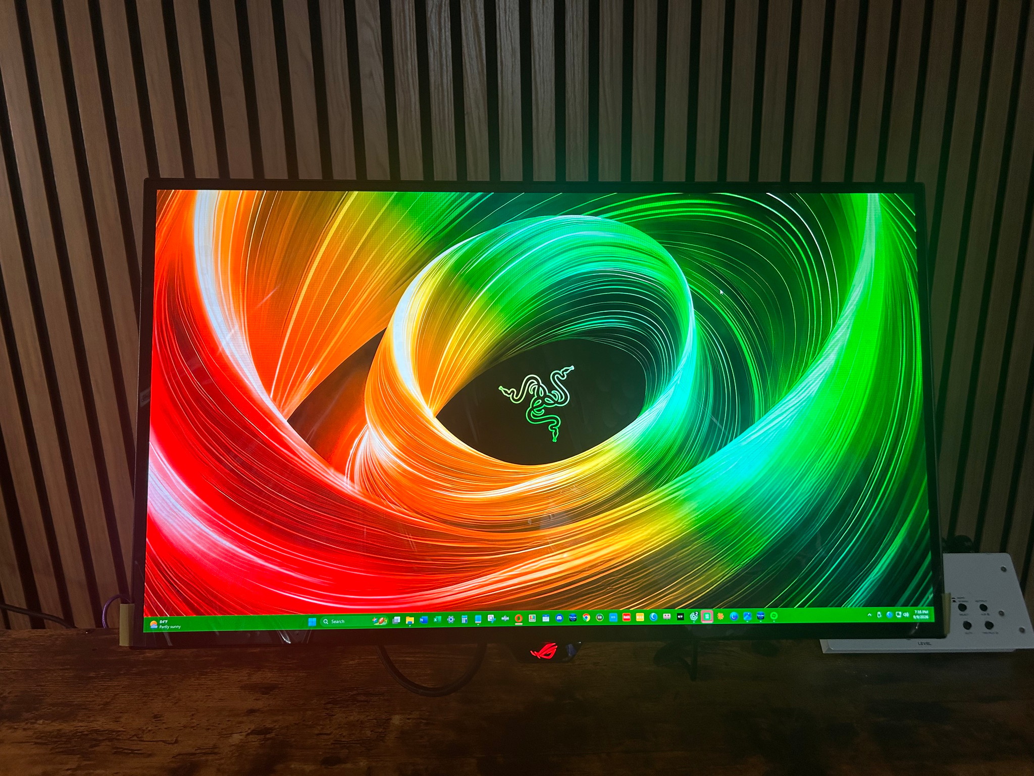 ASUS ROG Strix OLED 27" (240hz) 2K WQHD (2560x1440) 240Hz Gaming Monitor (XG27AQDMG) (0 HOURS USED)