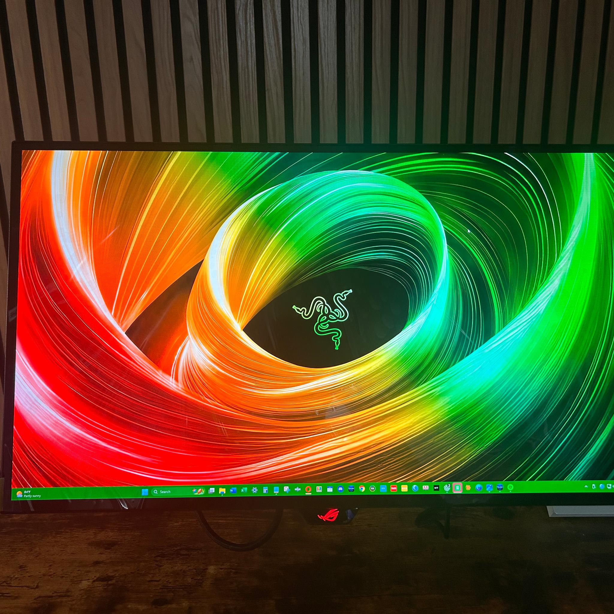 ASUS ROG Strix OLED 27" (240hz) 2K WQHD (2560x1440) 240Hz Gaming Monitor (XG27AQDMG) (0 HOURS USED)