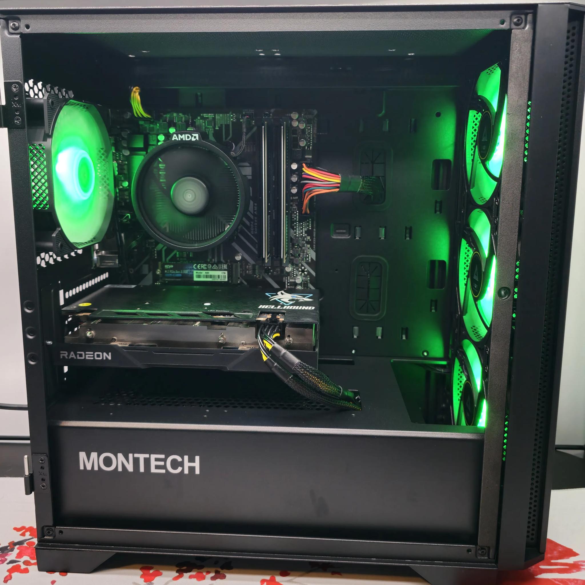 Budget Baller Gaming RIG Ryzen 5 3600 / 16GB DDR4/ 1TB SSD / RX570X