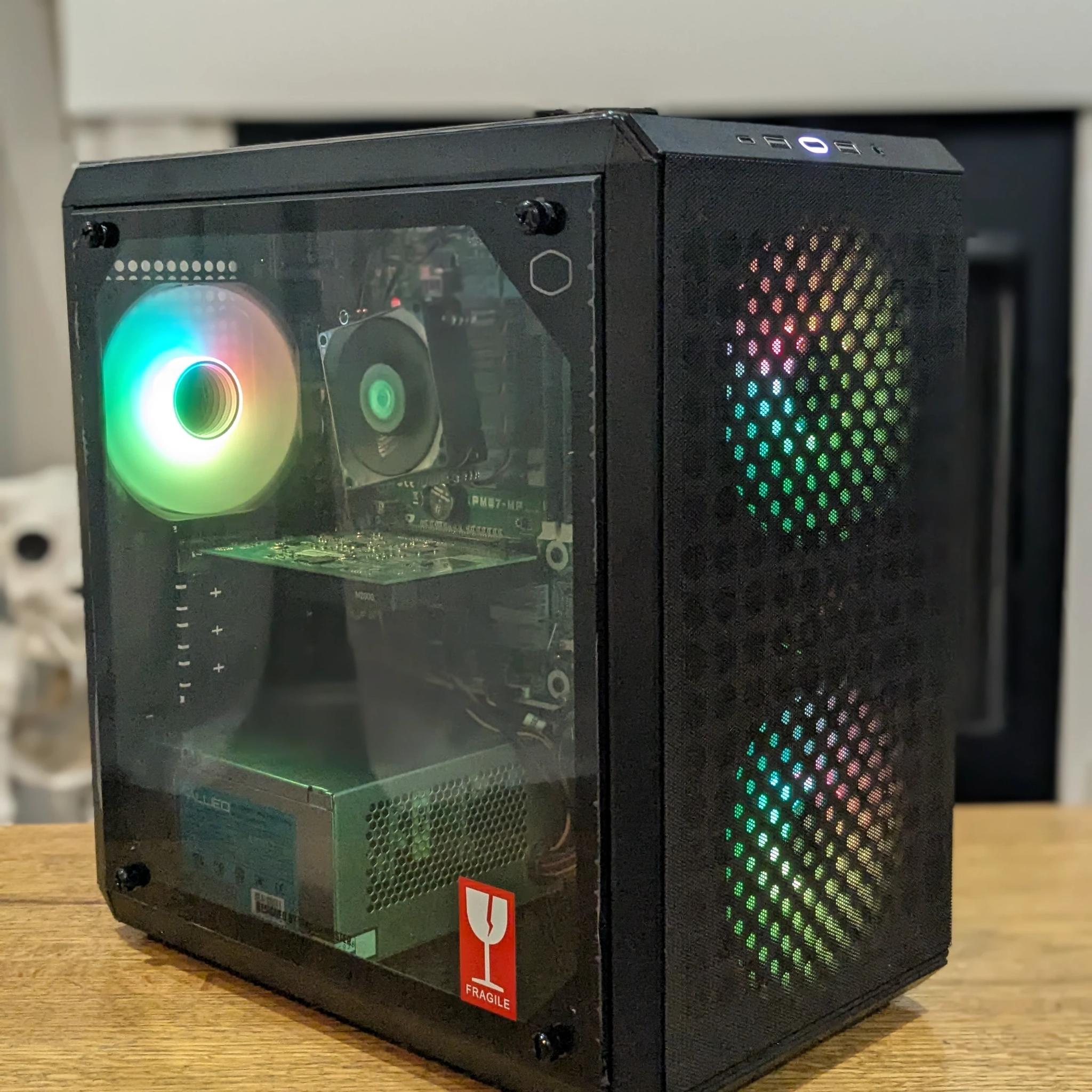 70 FPS Fortnite | 180 Day Warranty | i5-4570S, 16GB RAM, 500GB SSD, Nvidia 4GB GPU, RGB, Win10