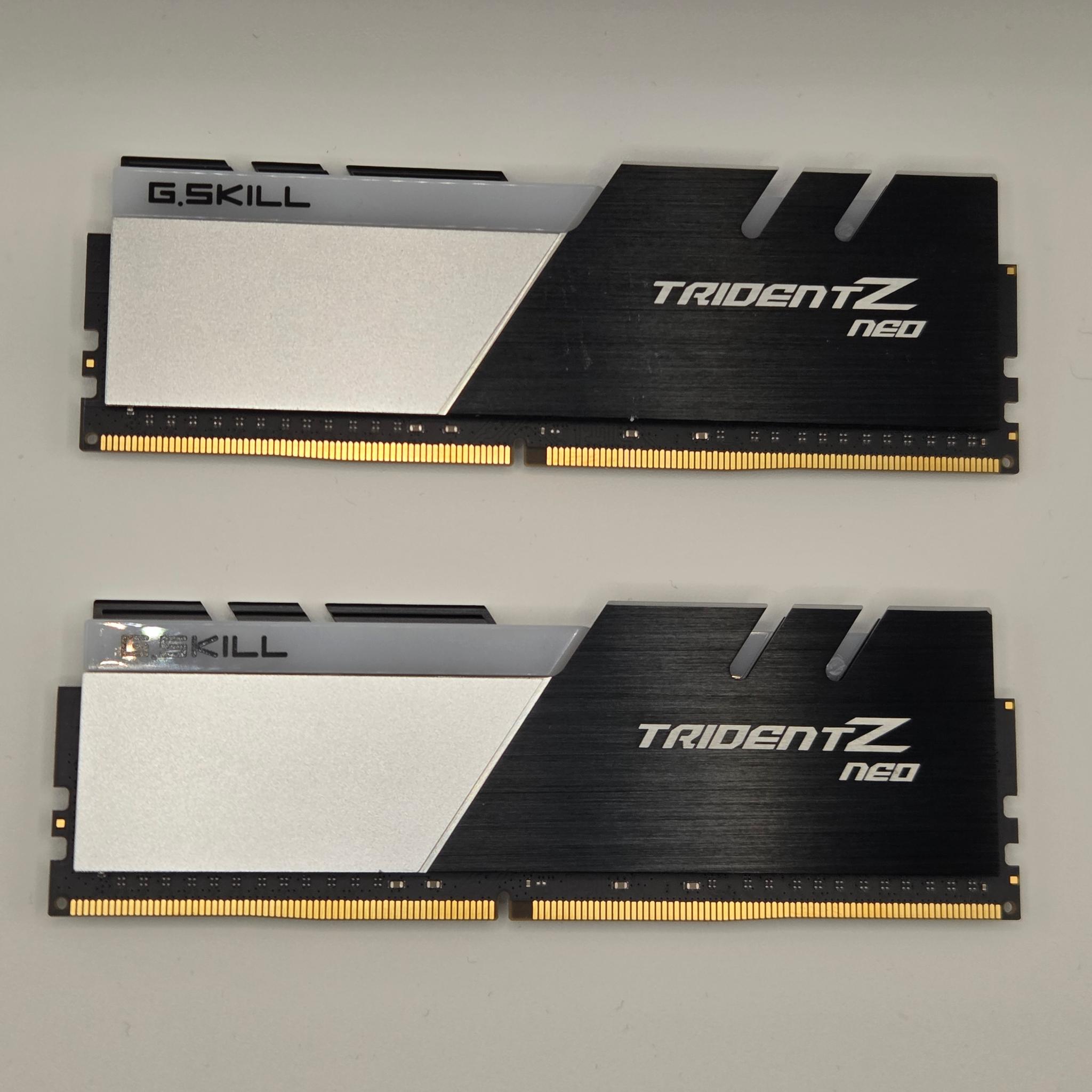 G.Skill TridentZ CL18 DDR4-3600 64gb (32GBx2)