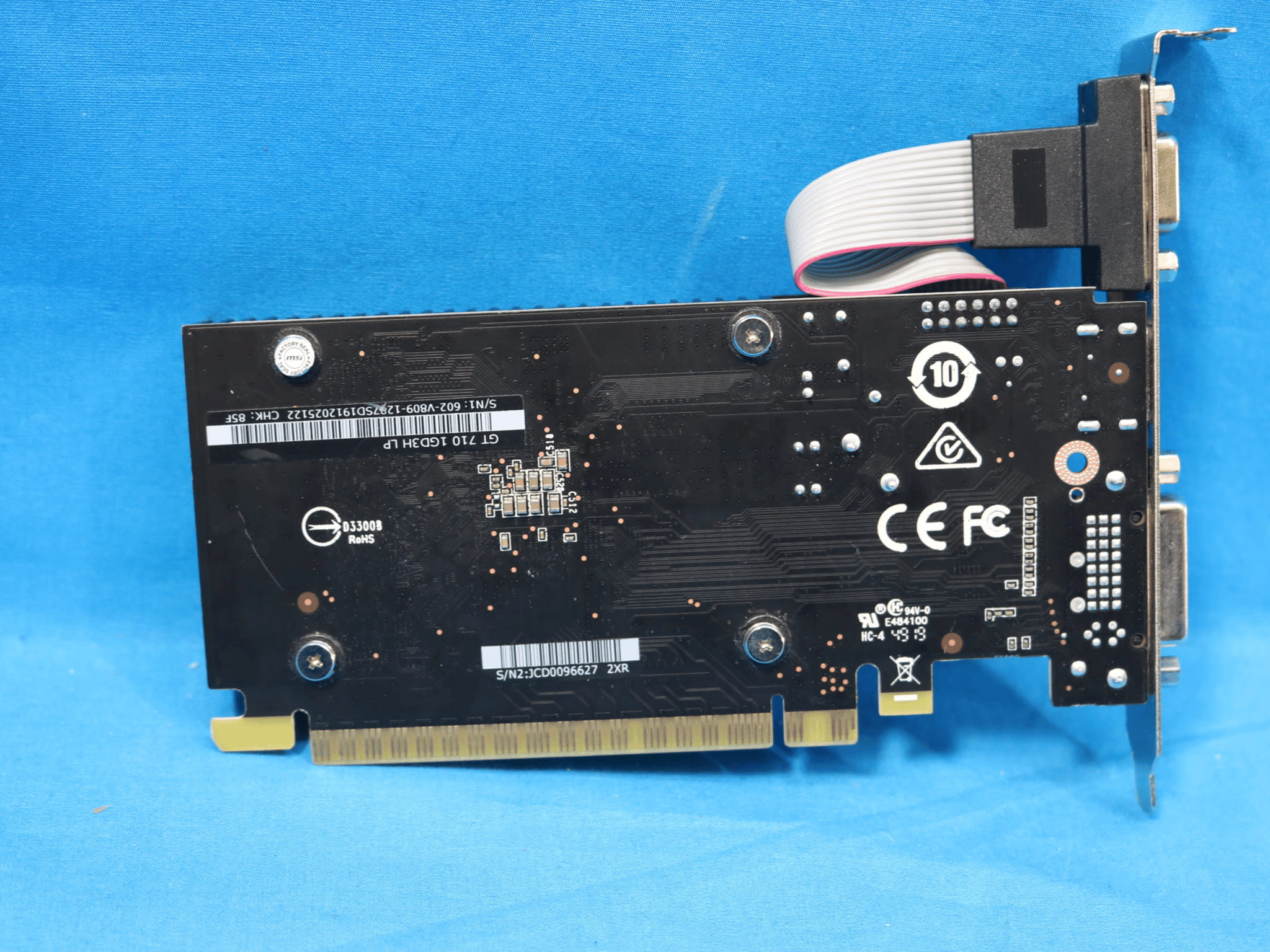 MSI NVIDIA GeForce GT 710 1 GB GDDR3 Low Profile Desktop GPU GT 710 1GD3H LP