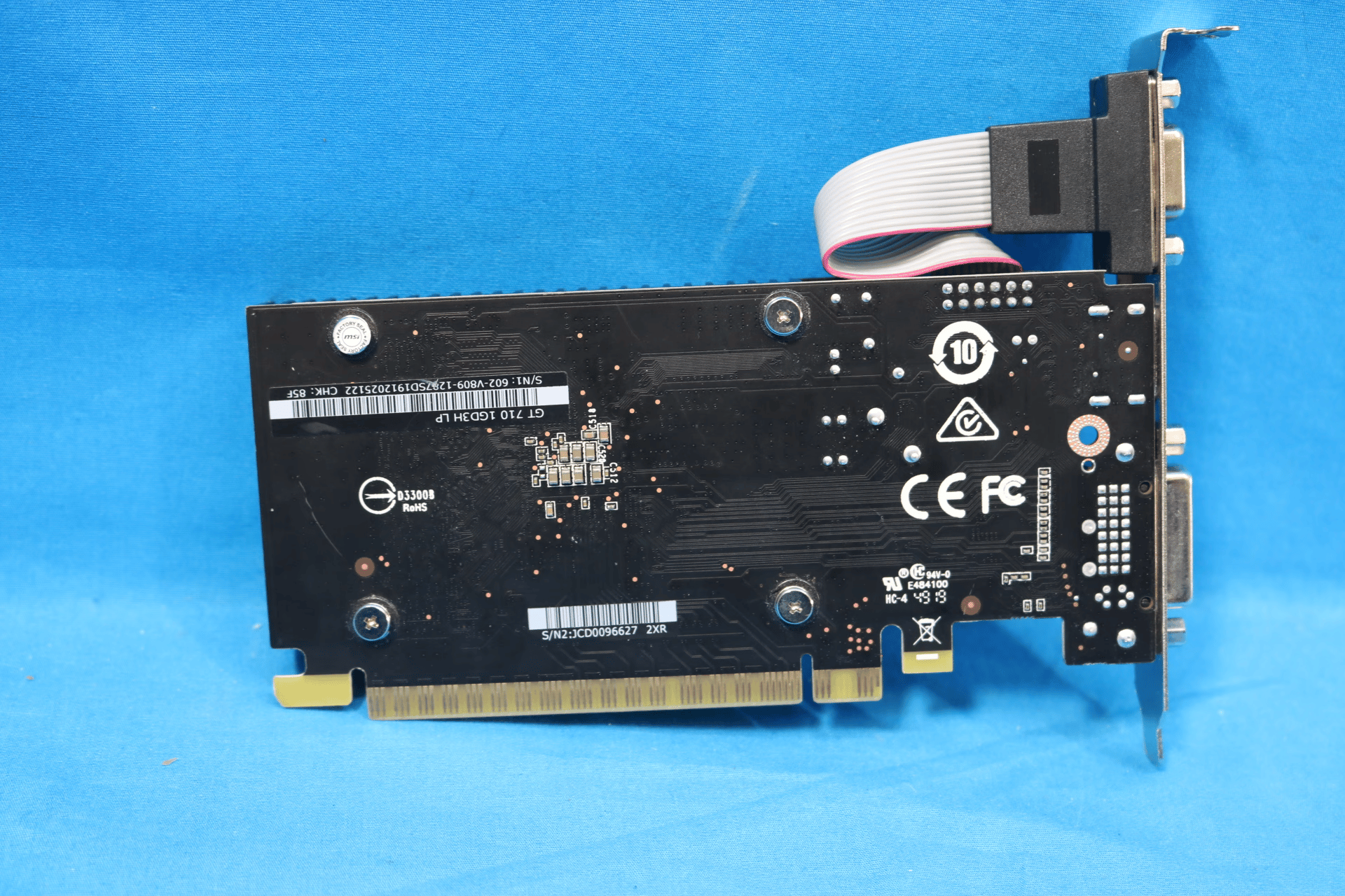 MSI NVIDIA GeForce GT 710 1 GB GDDR3 Low Profile Desktop GPU GT 710 1GD3H LP