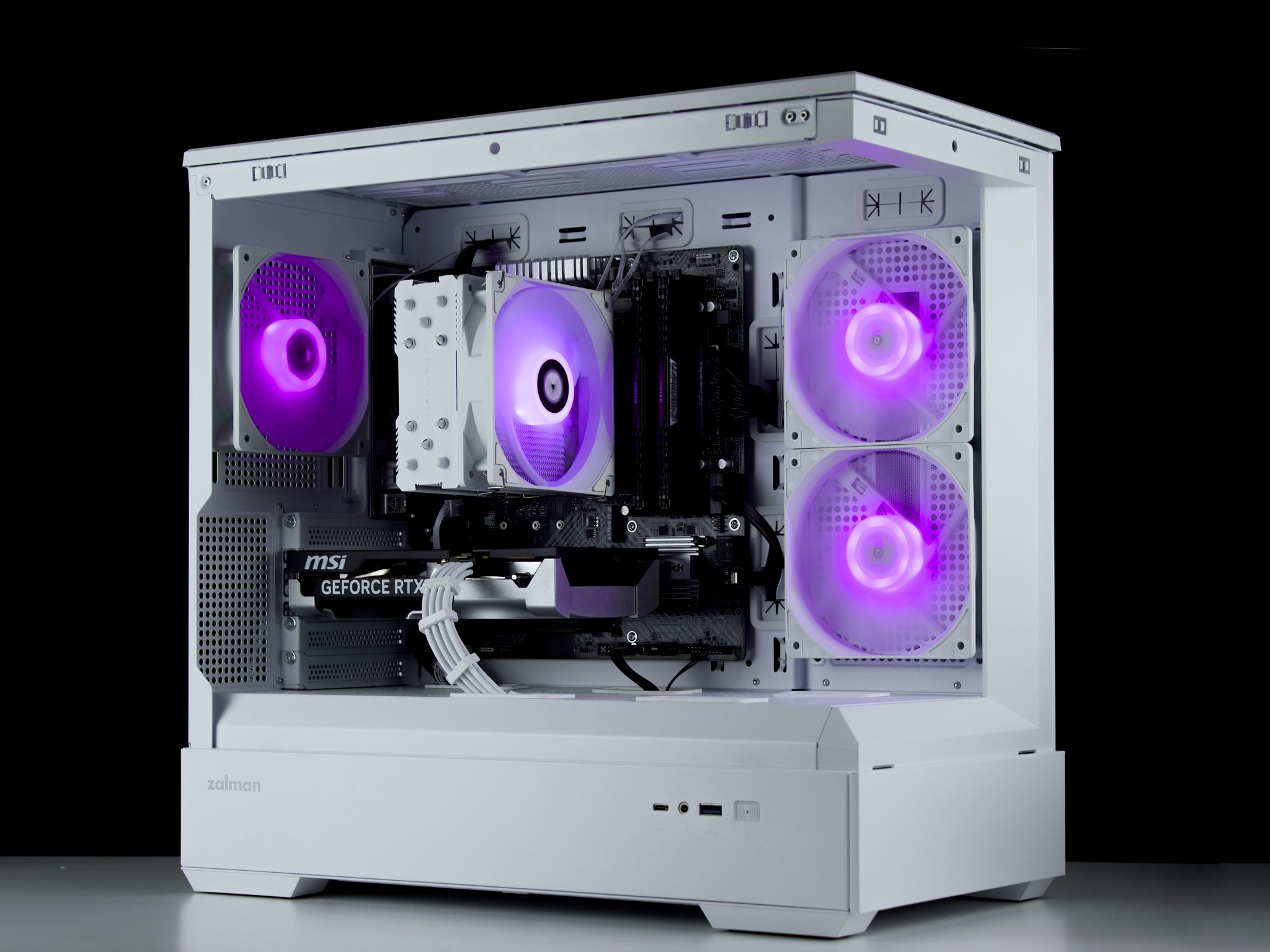 🧊❄️🧊 White Gaming PC – RTX 5060, Ryzen 5 5500, 16GB RAM, 1TB SSD - WiFi, BlueTooth 🧊❄️🧊
