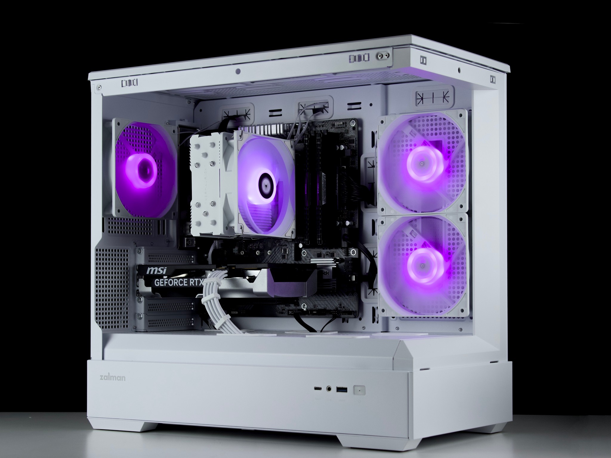 🧊❄️🧊 White Gaming PC – RTX 5060, Ryzen 5 5500, 16GB RAM, 1TB SSD - WiFi, BlueTooth 🧊❄️🧊