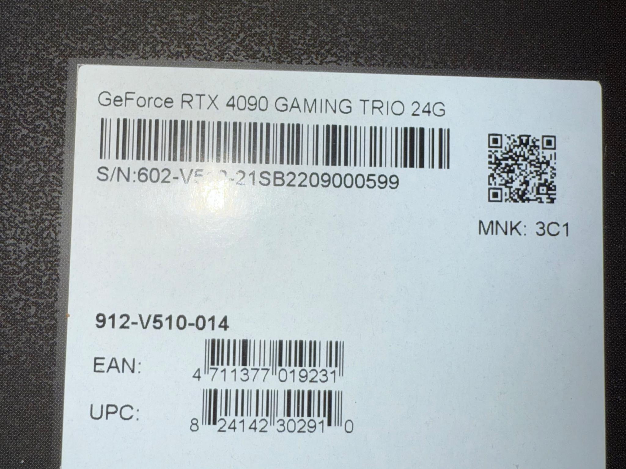 MSI RTX 4090 Gaming Trio