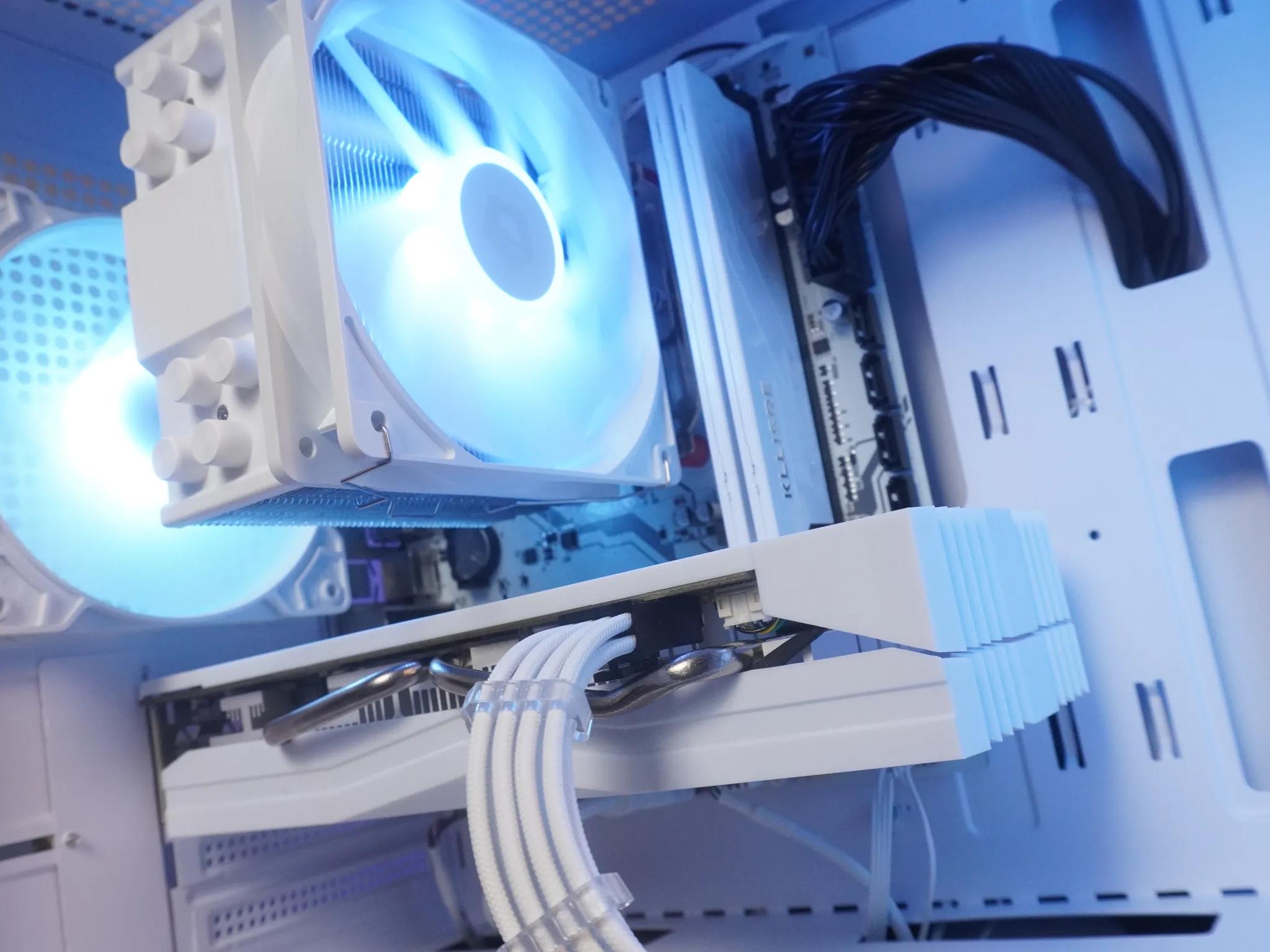 🤍ALL WHITE🤍 Starter GAMING MACHINE 🧡RX 580 2048SP 🧡 Ryzen 5 5500 | 32GB | 1TB...