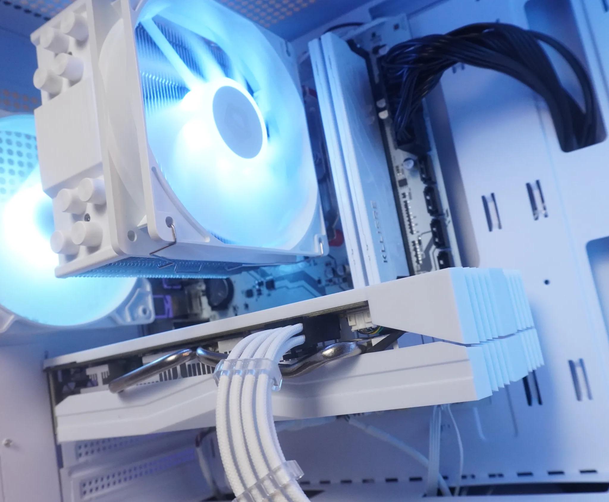 🤍ALL WHITE🤍 Starter GAMING MACHINE 🧡RX 580 2048SP 🧡 Ryzen 5 5500 | 32GB | 1TB...