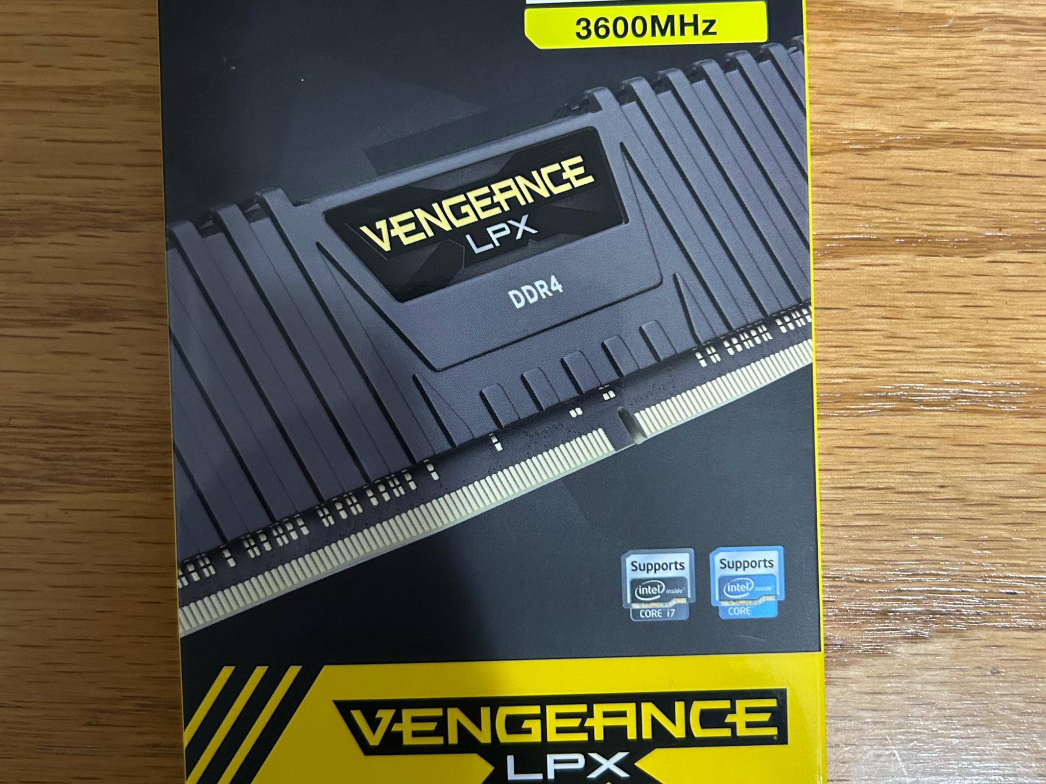 Corsair Vengeance LPX 64GB (2x32GB) DDR4 3600MHz CL18 - Mint Condition, Tested & Stable