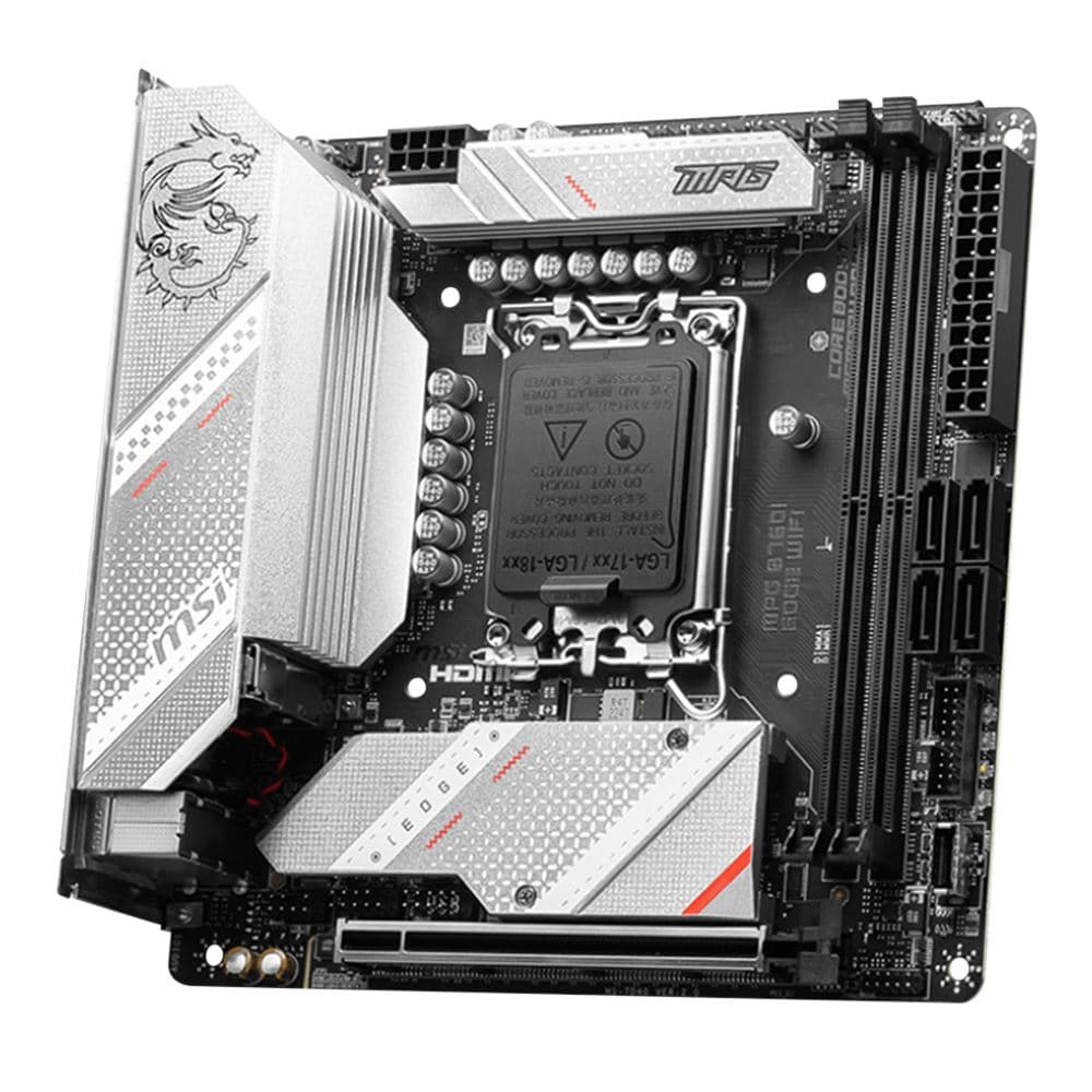 MSI B760I MPG Edge WiFi Intel LGA 1700 Mini-ITX Motherboard