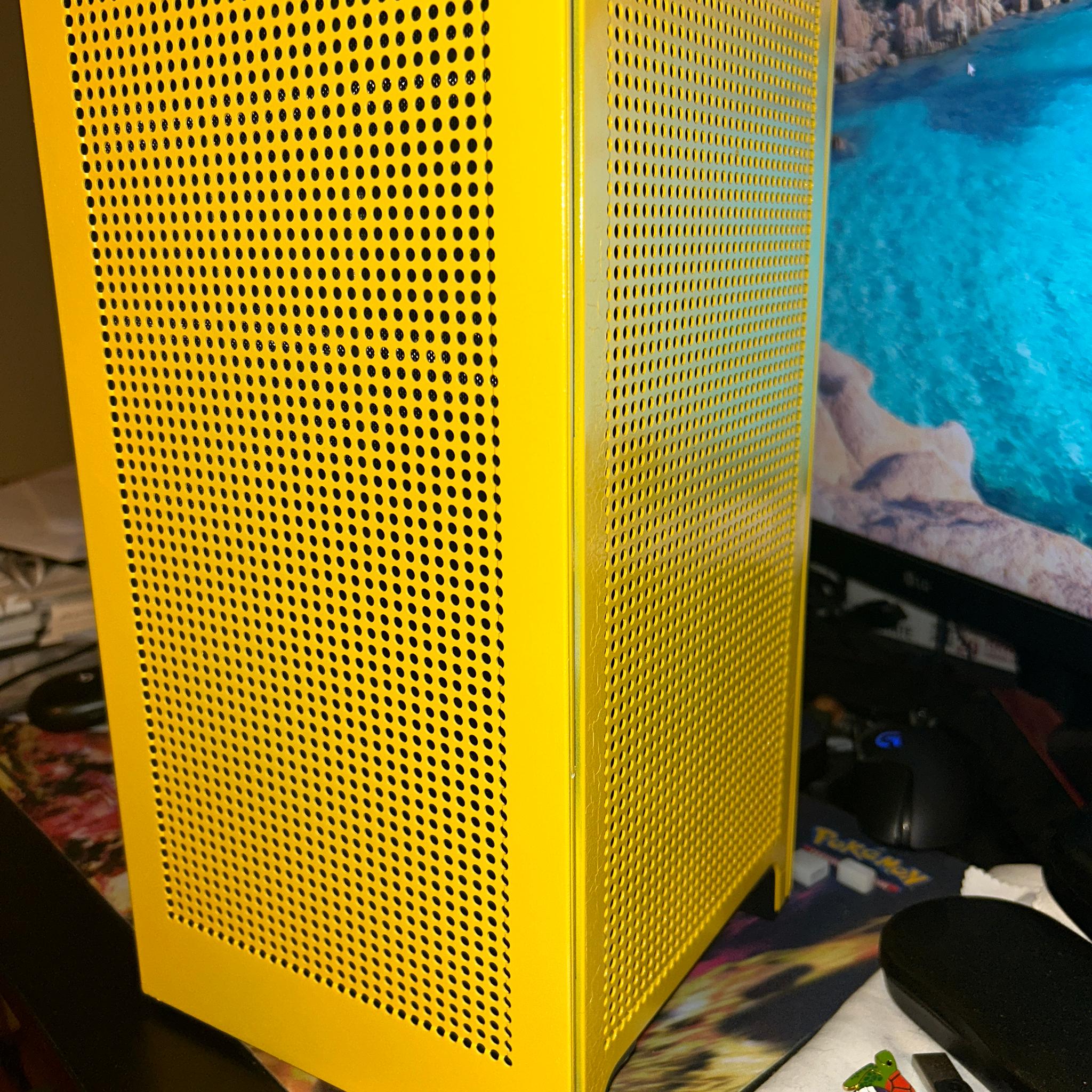 NZXT H1 Gaming PC Pikachu Theme - RX 6600 Ryzen 5 3600