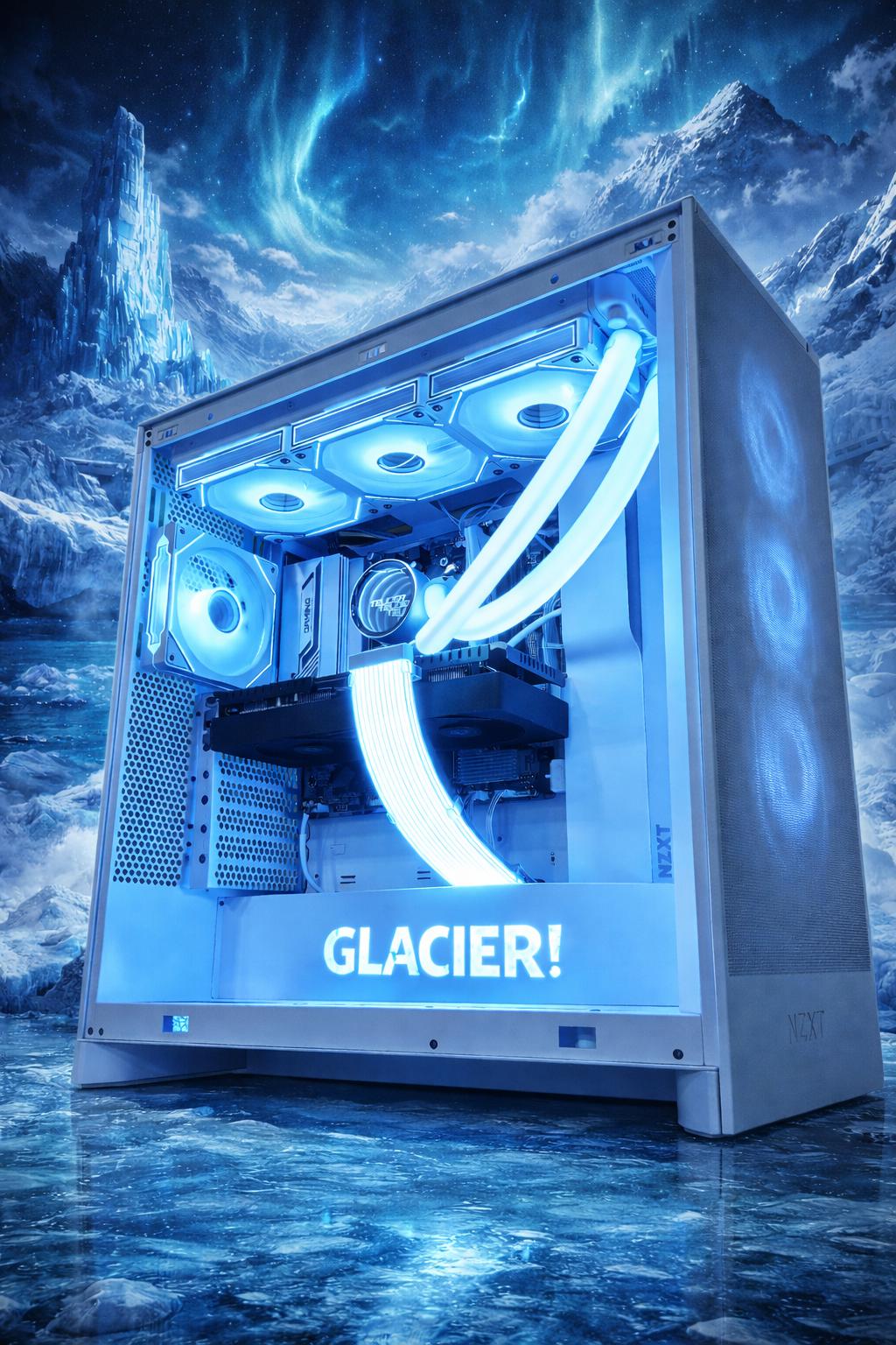 Glacier!🧊 8700F | 3070 | 16GB DDR5 | 1TB Gen4 NVMe