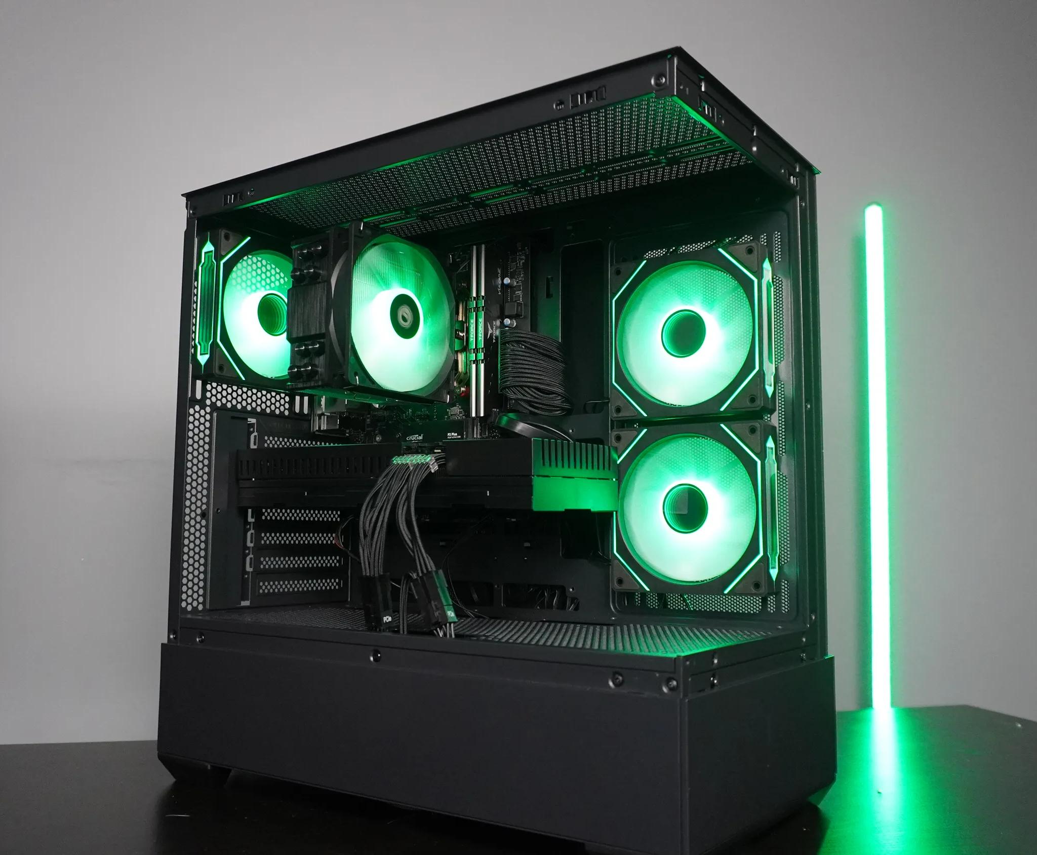 🖤Stealth🖤 1440p/1080p Value for 💲 PC |  🧡RX 5700XT 🧡Ryzen 5 5600 | 16GB RAM 💪| 1TB NVME 🔥