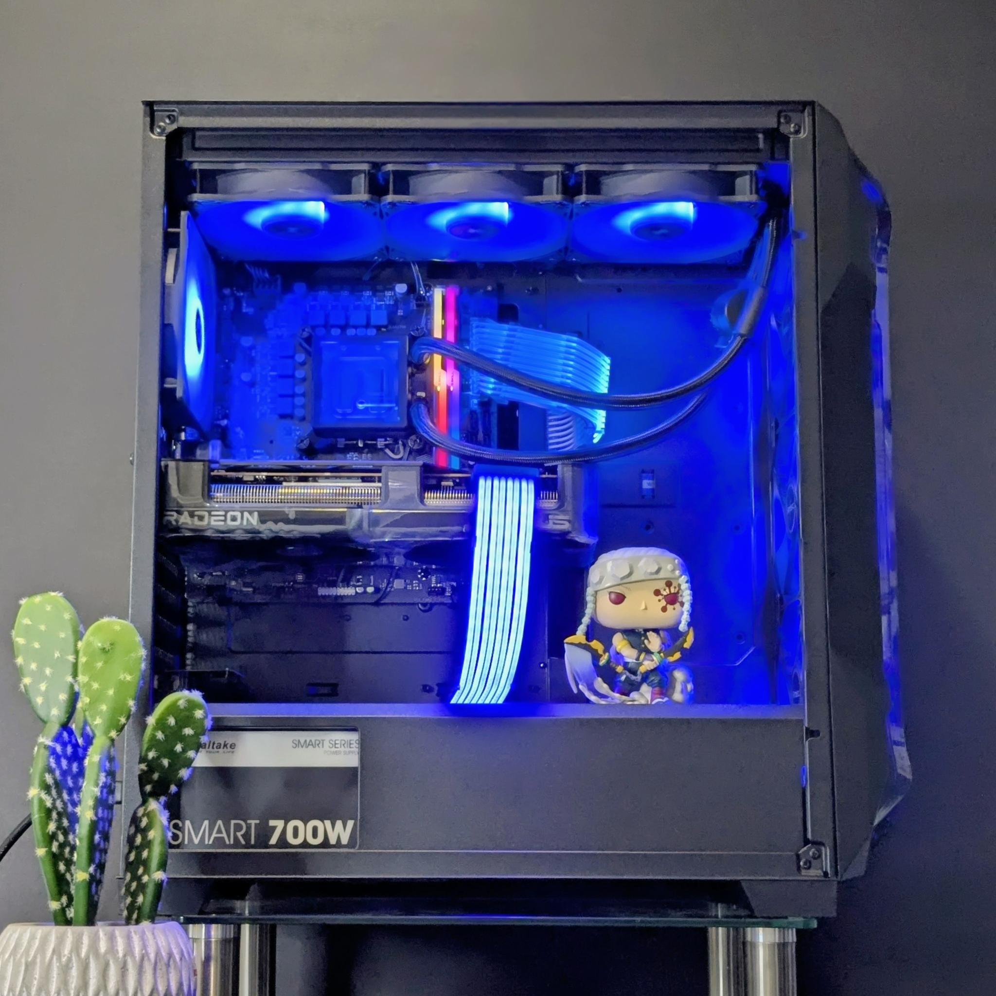 🔥Demon Slayer/Dark Flux🔥⚫️RX 7800XT⚫️I5-12600K⚫️32GB Warhawk RAM⚫️1TB NVMe SSD⚫️Windows 11