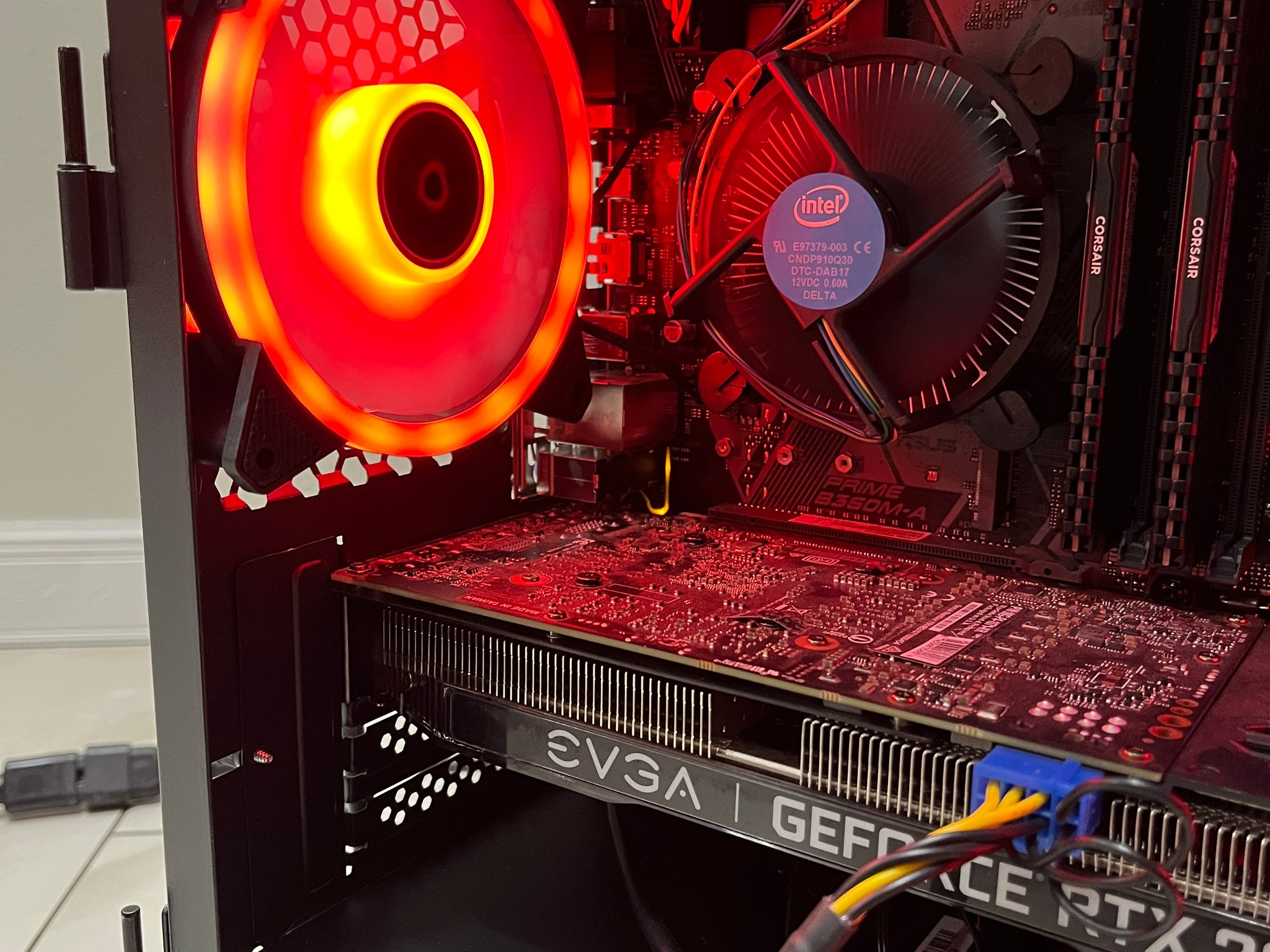 NVIDIA RTX 2070, Intel Core i5-9400f, 16GB RAM, 500GB SSD, Gaming PC w/ Wi-Fi, BT & RGB Remote