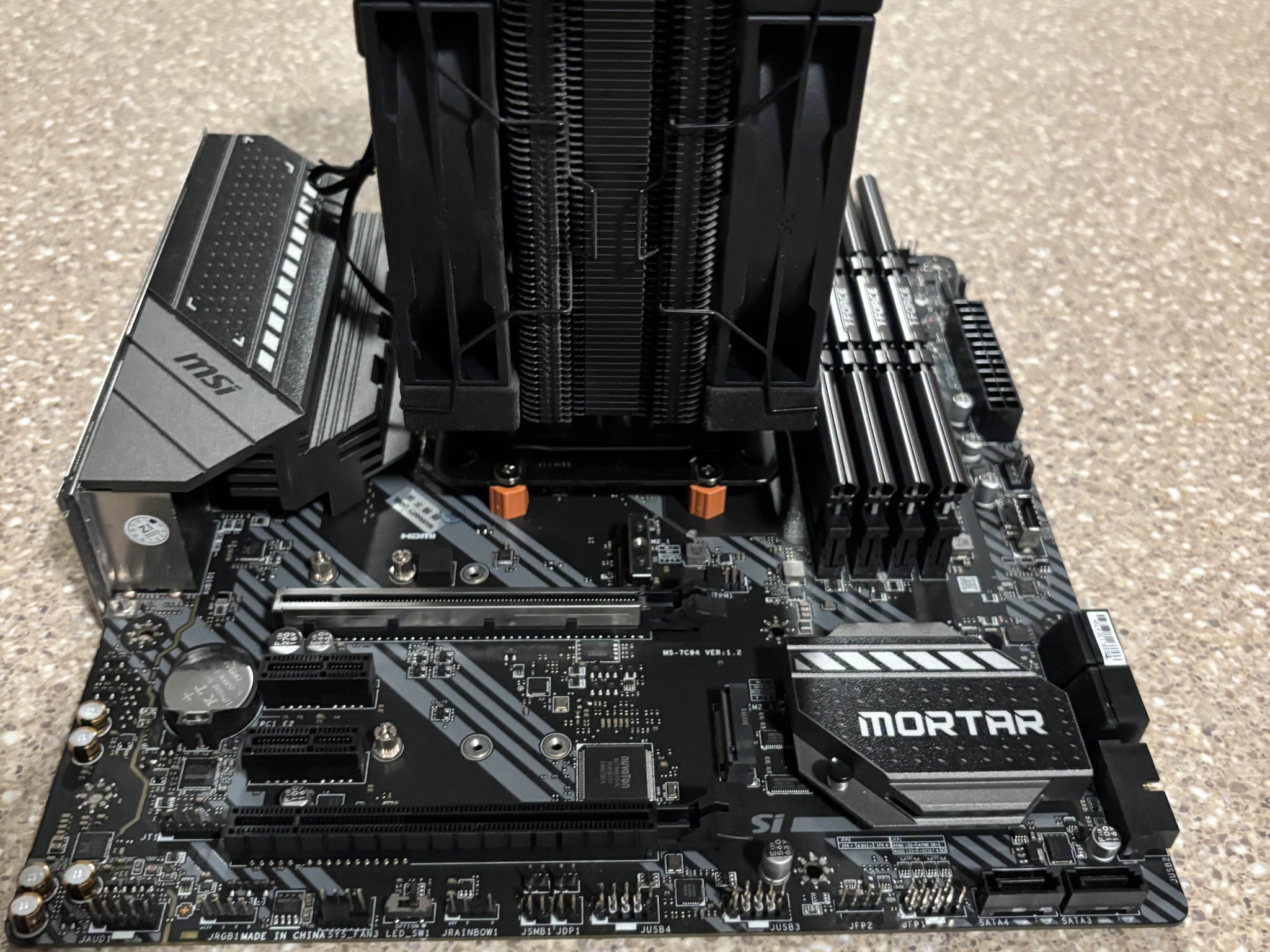 MSI Mag B550M Mortar Micro-ATX Board, Ryzen 7 5700X 8 Core 16 Thread CPU, 48GB TeamGroup 3200Mhz RAM