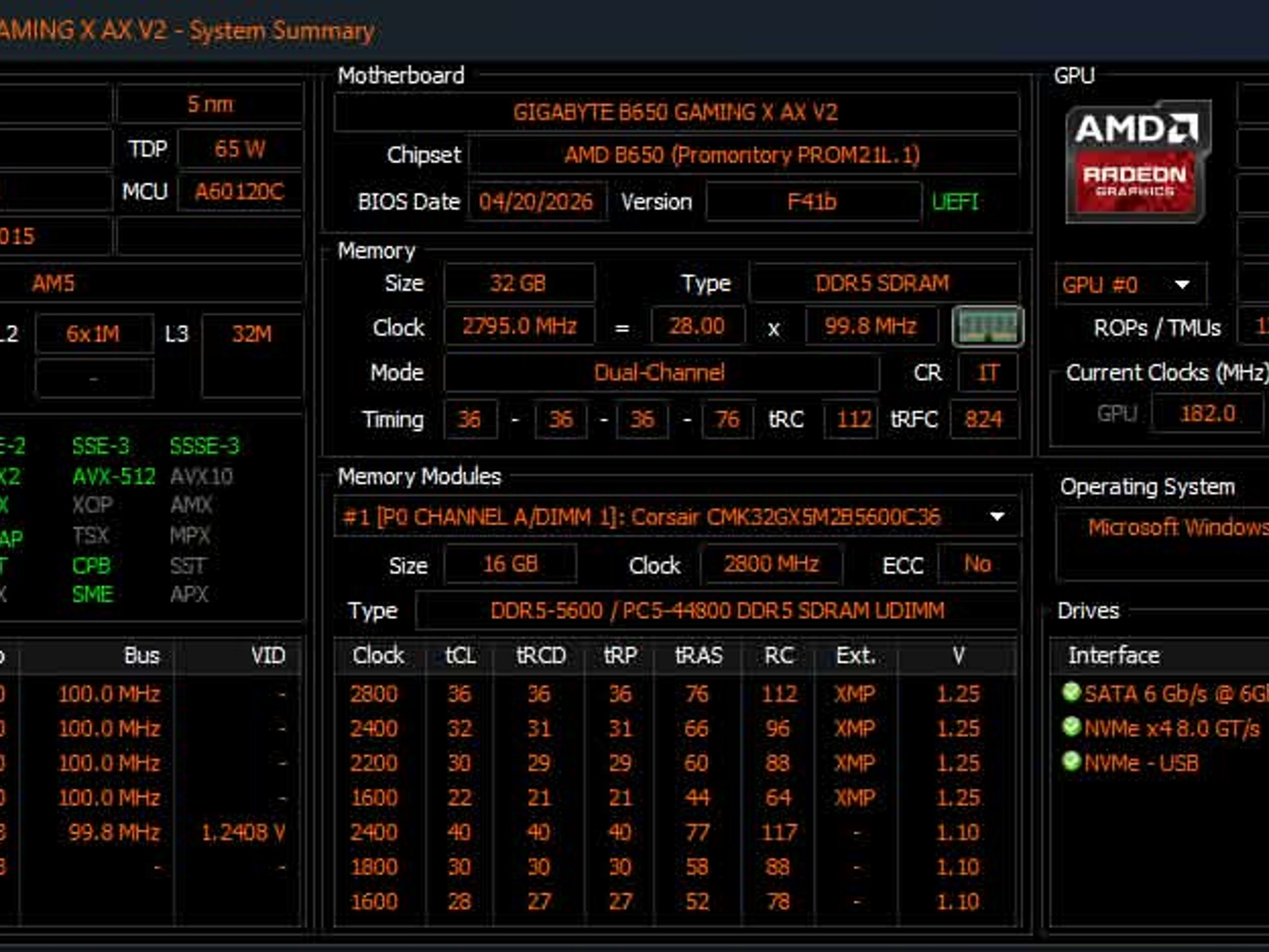 Sapphire Nitro+ RX 6800 XT Ryzen 5 7600 AM5 Gaming PC 32GB DDR5 WiFi 6
