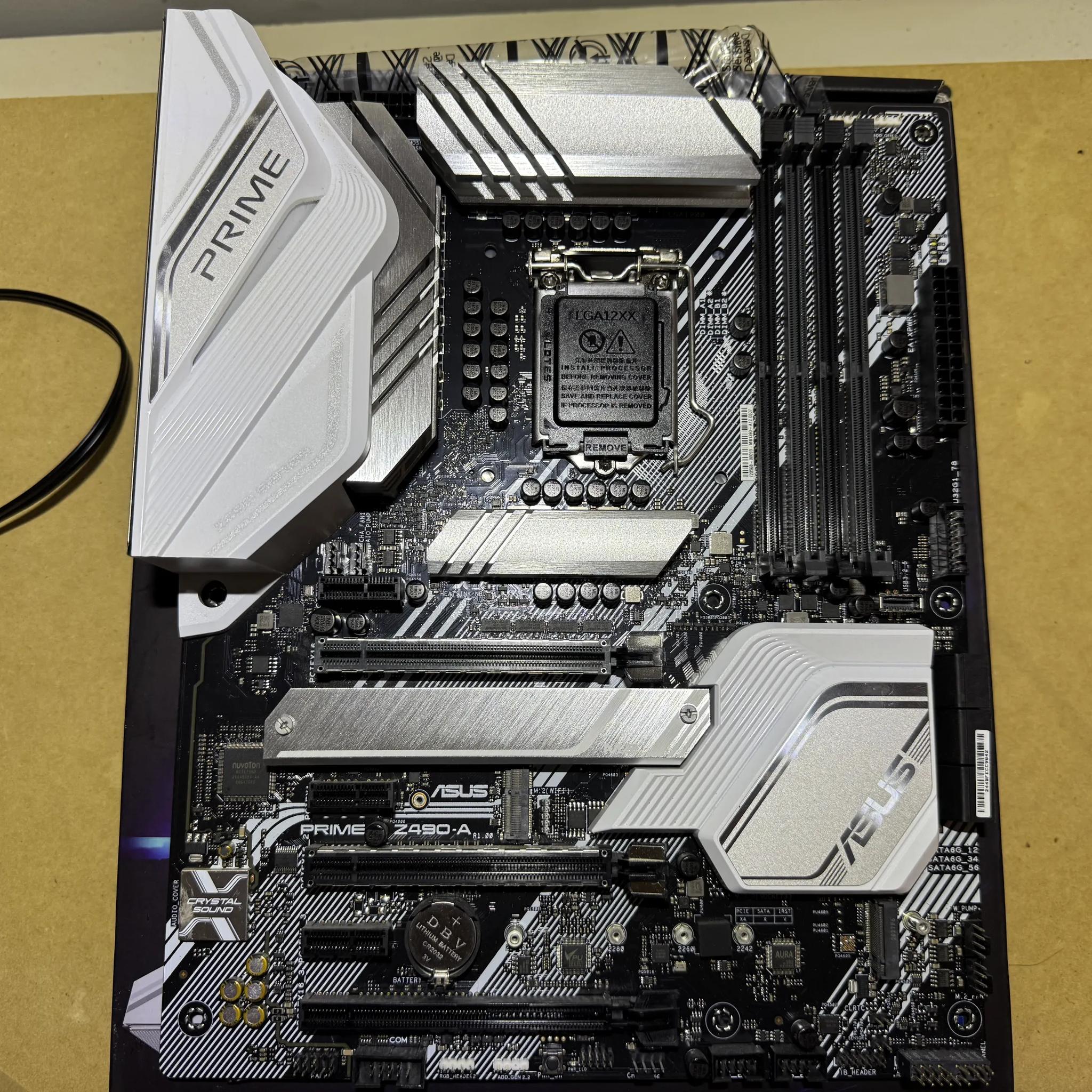 ASUS PRIME Z490-A LGA 1200 (Intel 10th Gen) Intel Z490 Motherboard