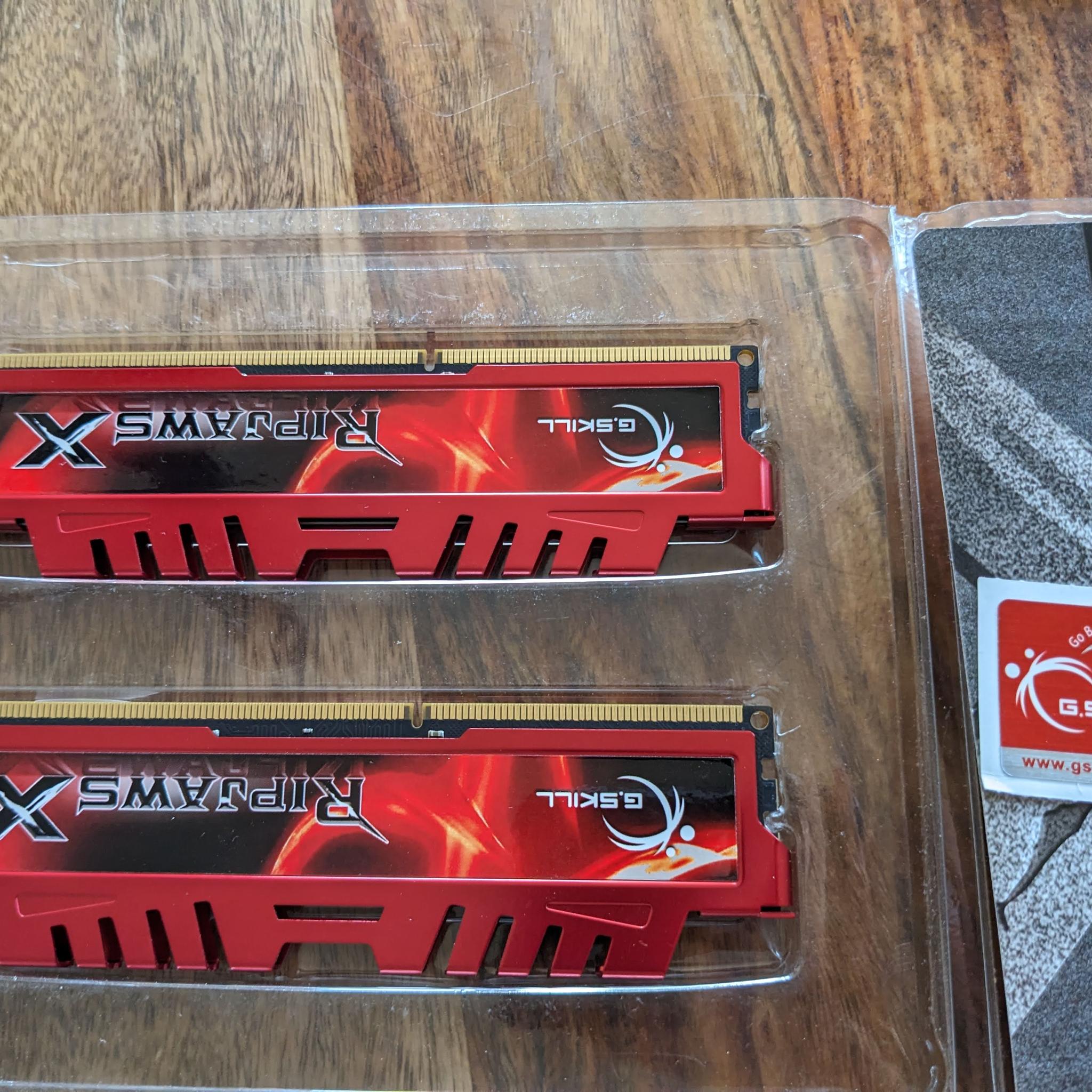24GB of DDR3 Desktop RAM-Untested- Ripjaw 16GB and Ballistix Low Profile 8GB Kits IOB