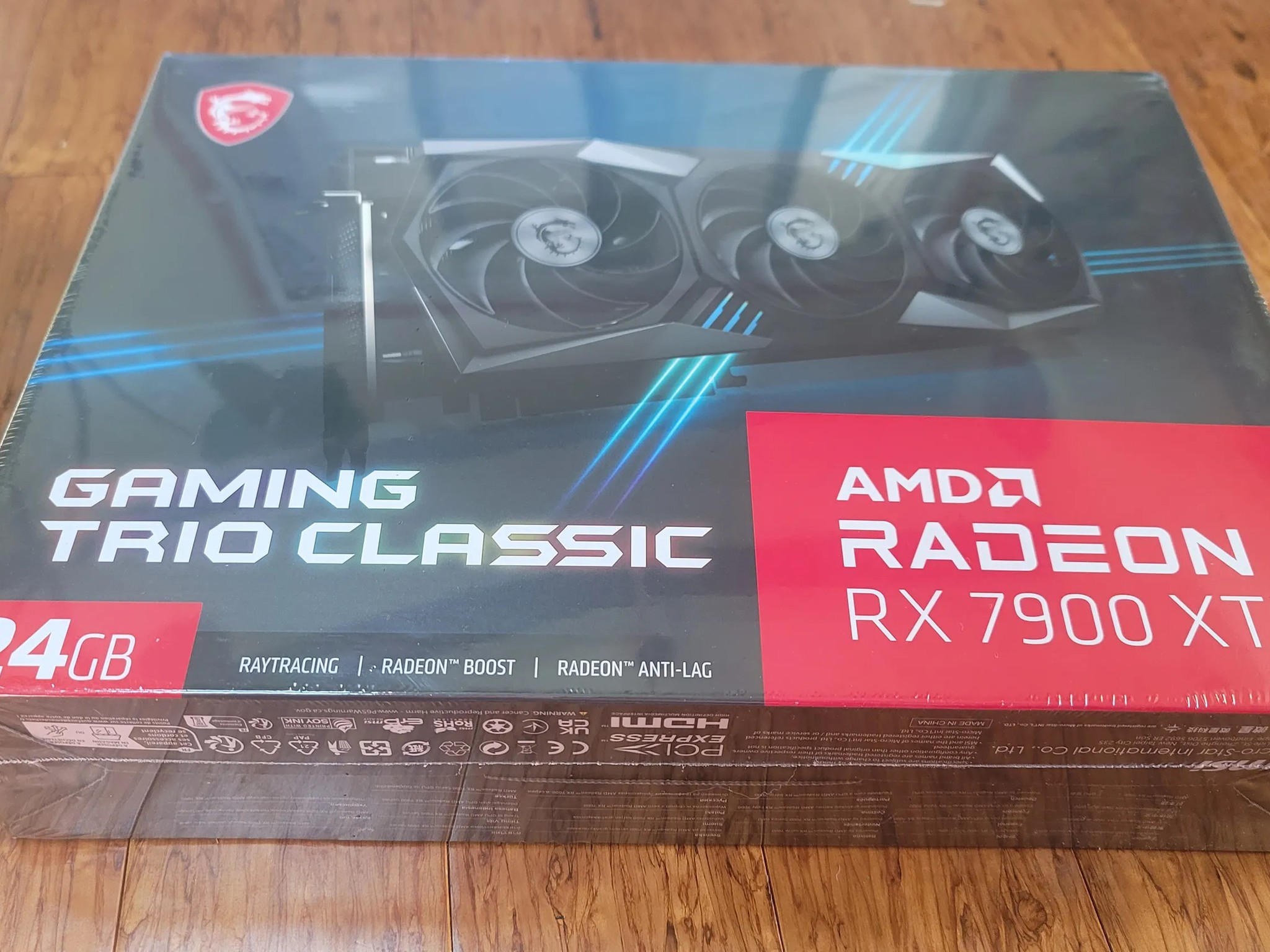 MSI GAMING TRIO CLASSIC Radeon RX 7900 XTX 24 GB Video Card GPU