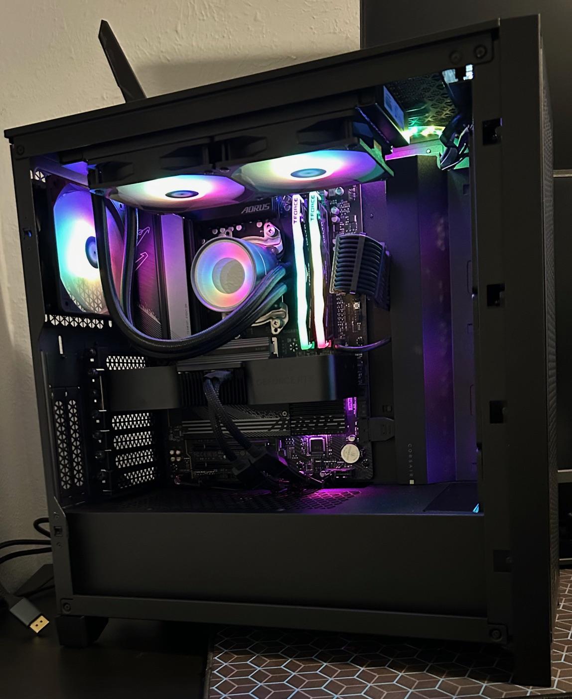 🌌 DARK GALAXY | RYZEN 7600X | RTX 4070 SUPER FE | 32GB 5600MHZ | 2TB NVME GEN4 W/FREE MOUSE 🌌