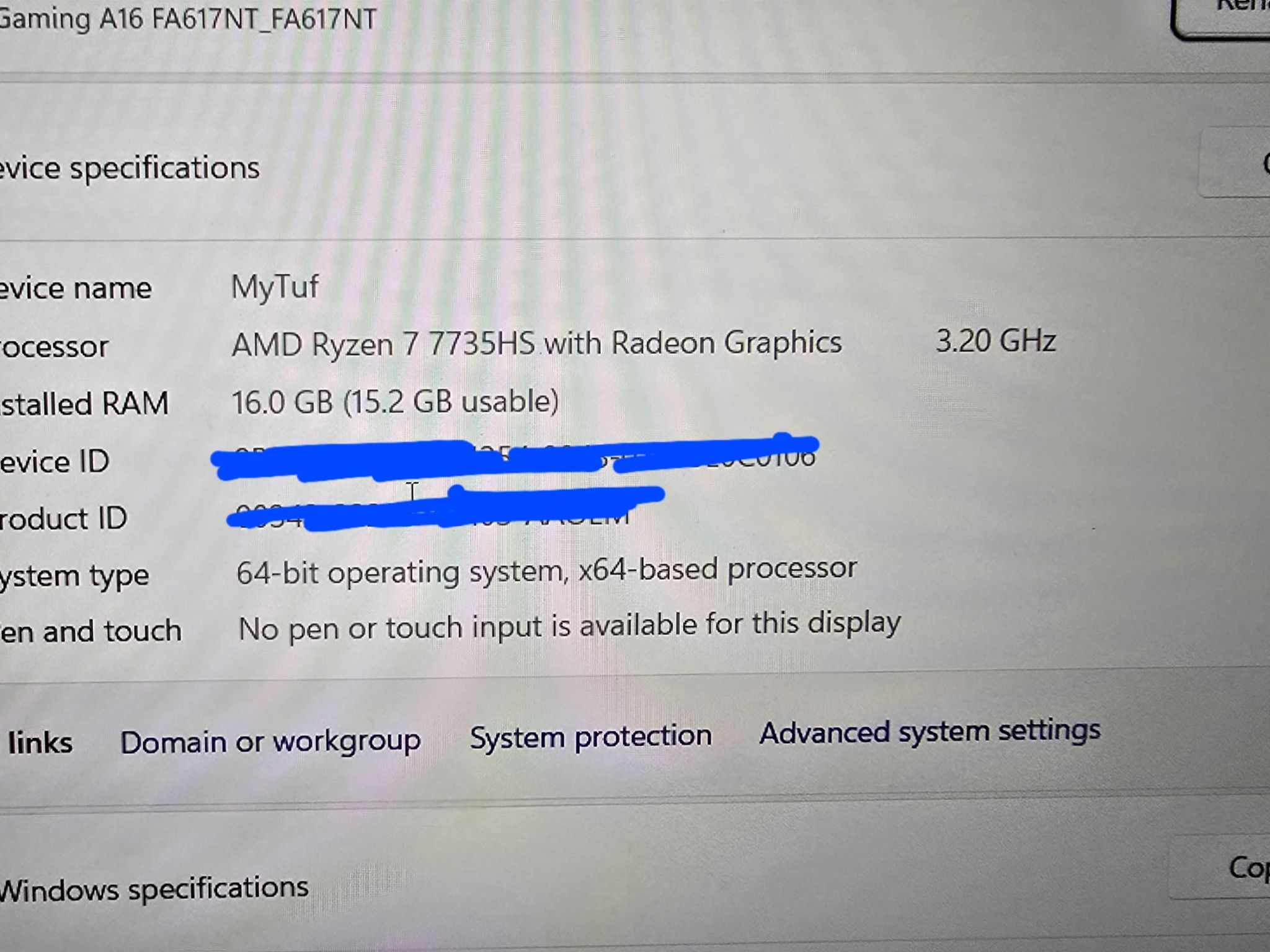 ASUS TUF Gaming Laptop
