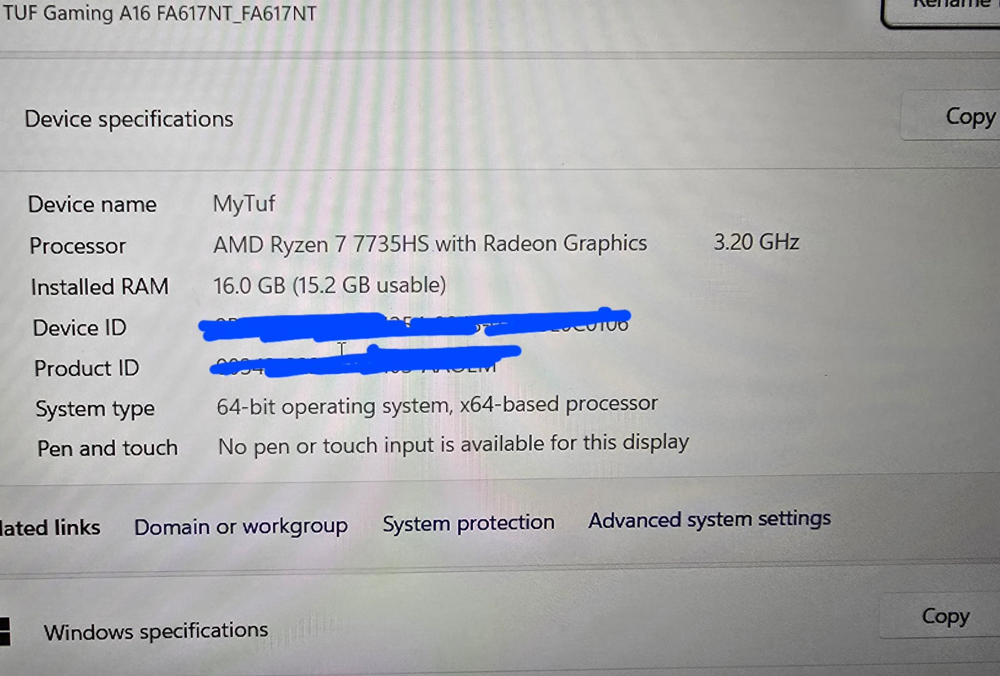 ASUS TUF Gaming Laptop