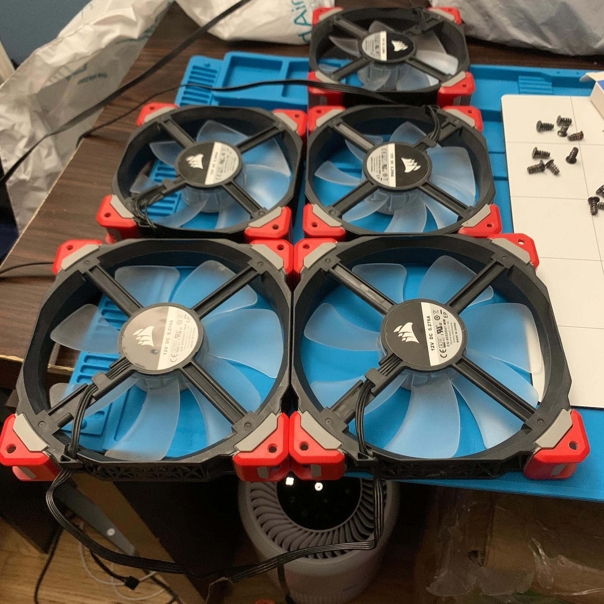 Lot of Corsair ML PRO series fans