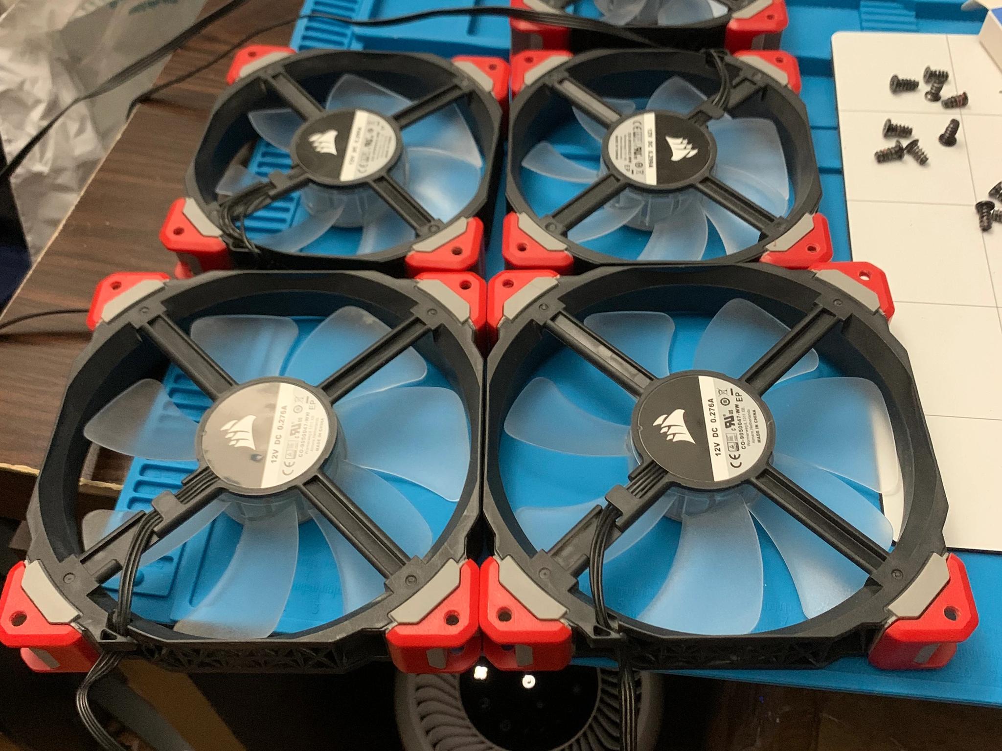 Lot of Corsair ML PRO series fans