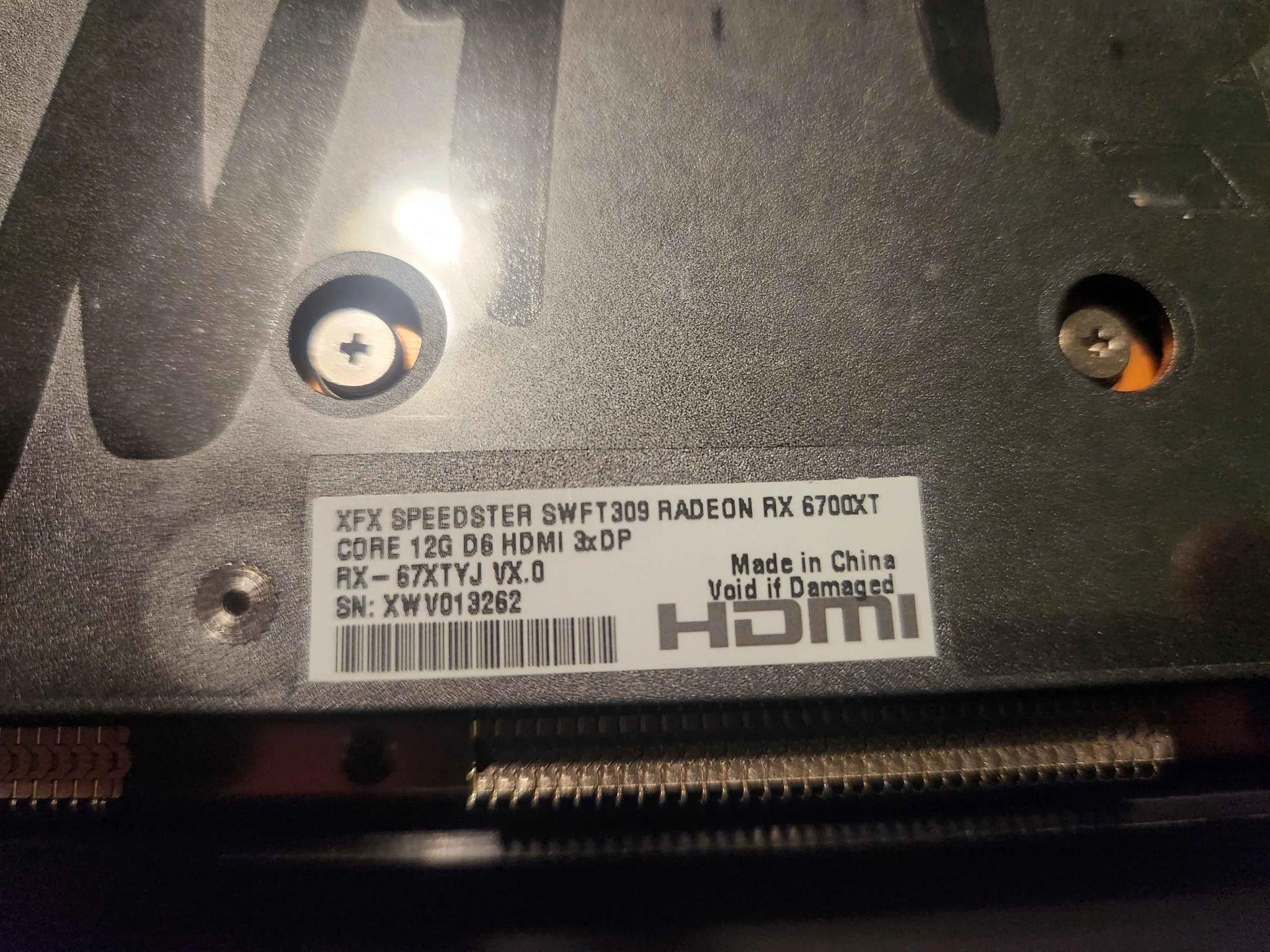 AMD Radeon RX 6700 XT