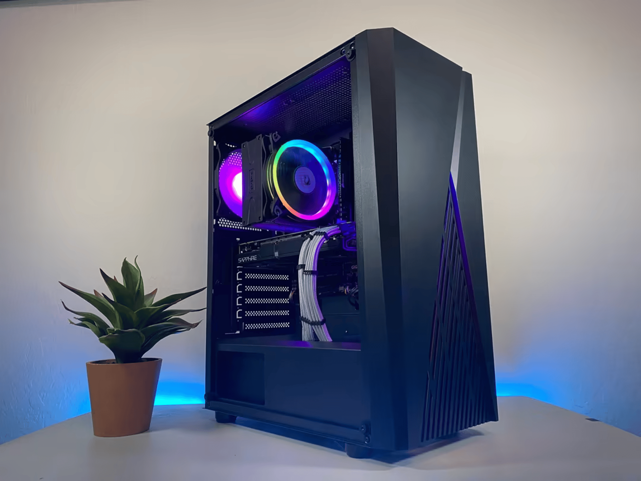 “Diaphanous” - Custom Built RGB Intel i5 AMD Radeon Gaming PC Computer
