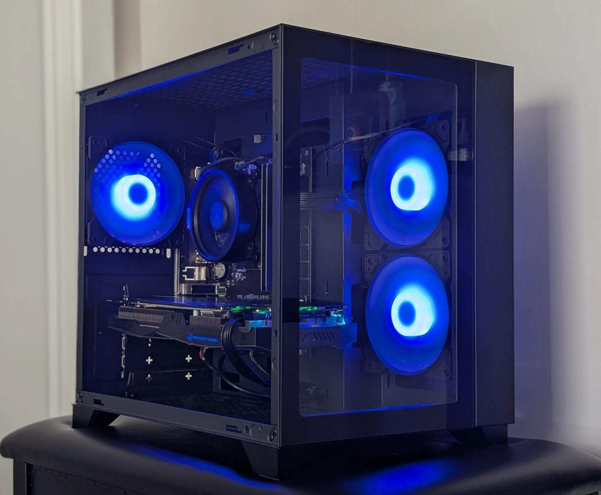 !SALE! Mjölnir | Nvidia GTX 1070 8GB | Ryzen 5 2600 | 1000GB SSD | 16GB RAM | WIFI | ARGB Gaming PC