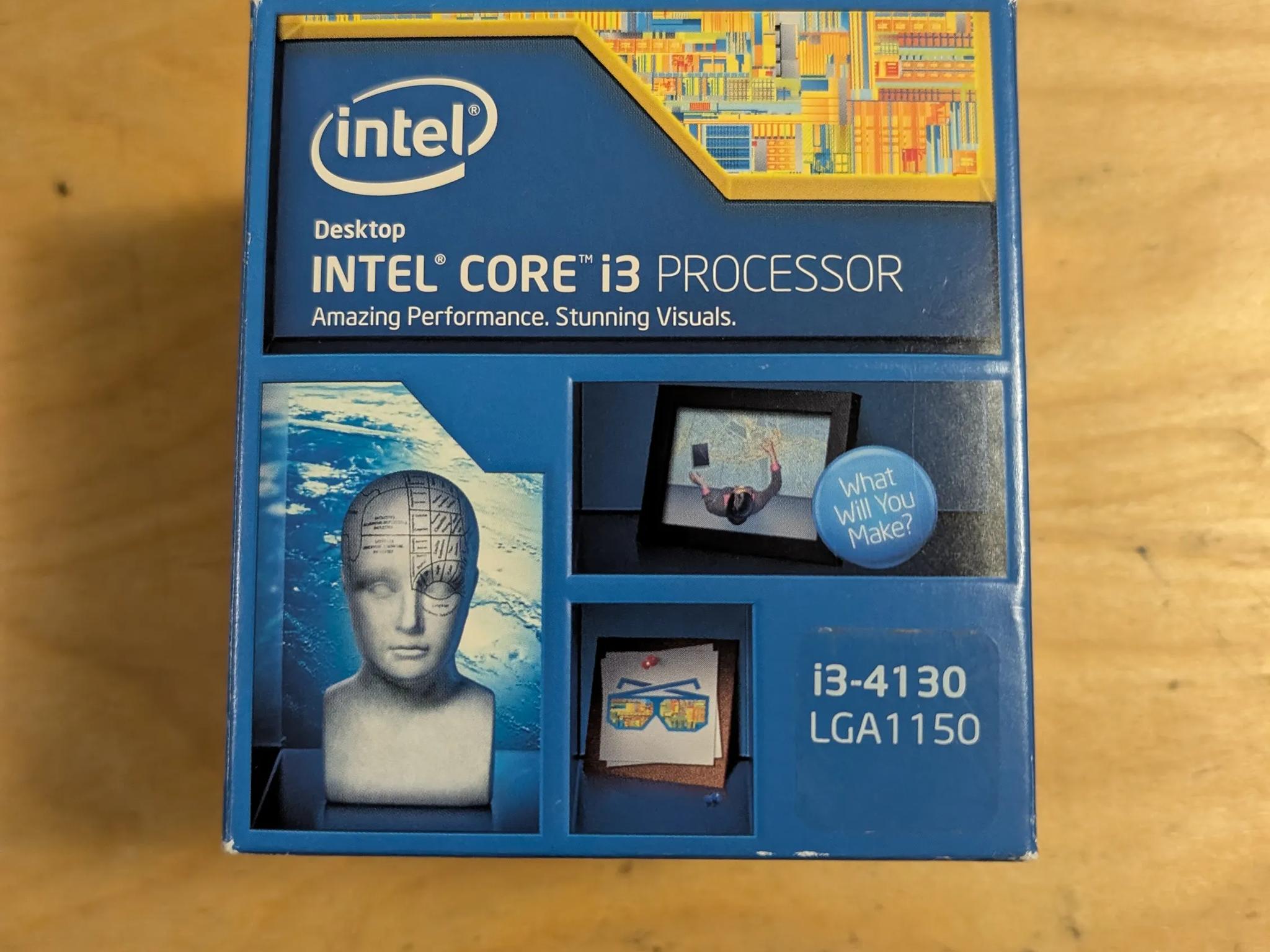 Intel Core i3 4130 + stock cooler