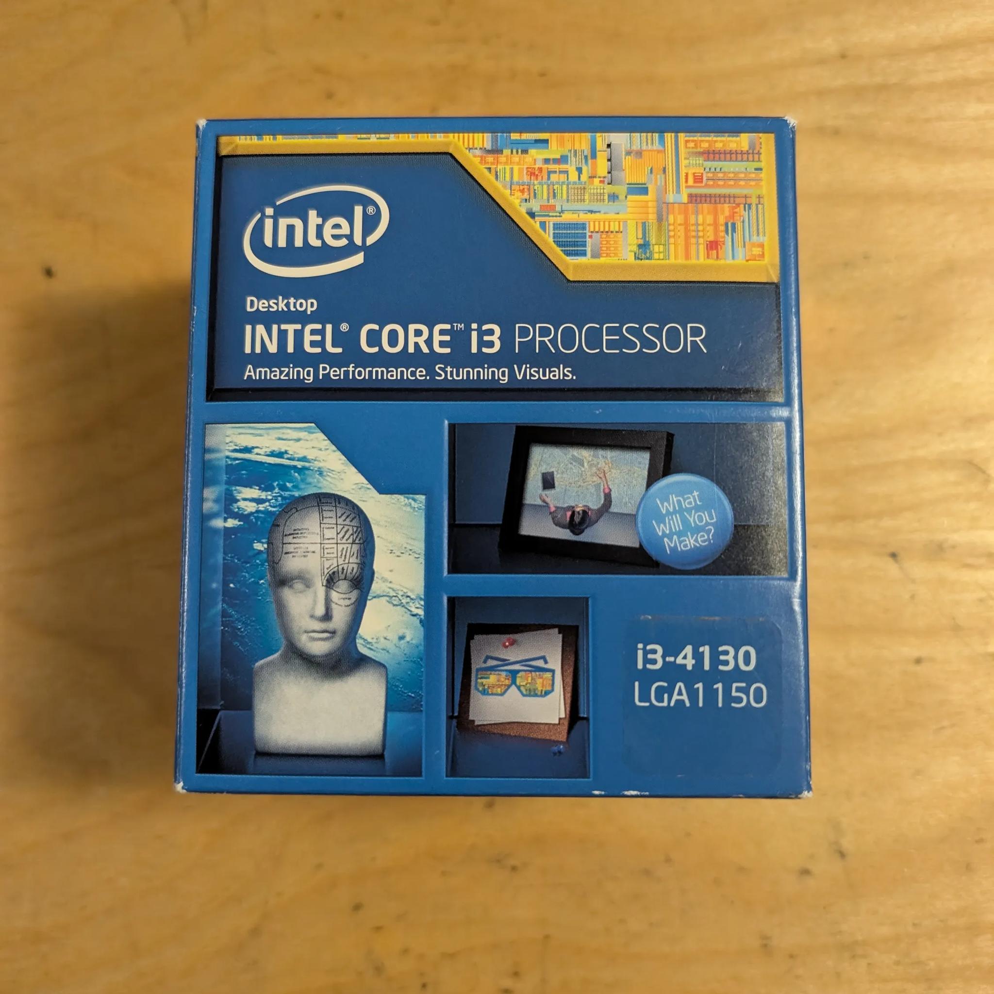Intel Core i3 4130 + stock cooler
