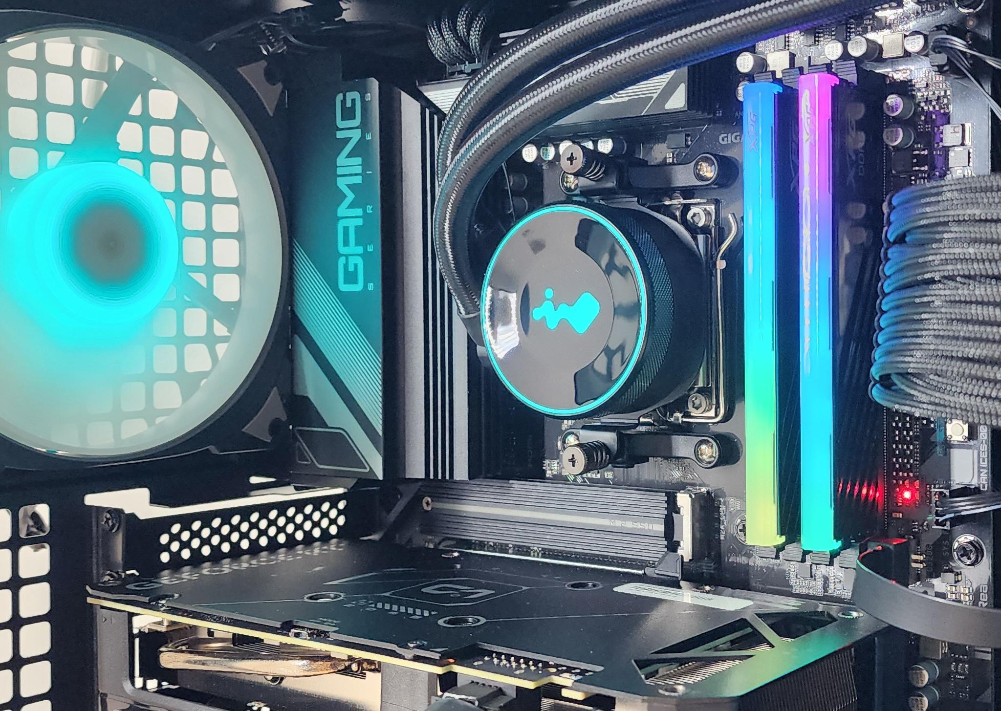 Gaming PC Ryzen 9 9900X 32GB RAM 2TB SSD RTX 4070 SUPER 12GB Windows 11 Computer