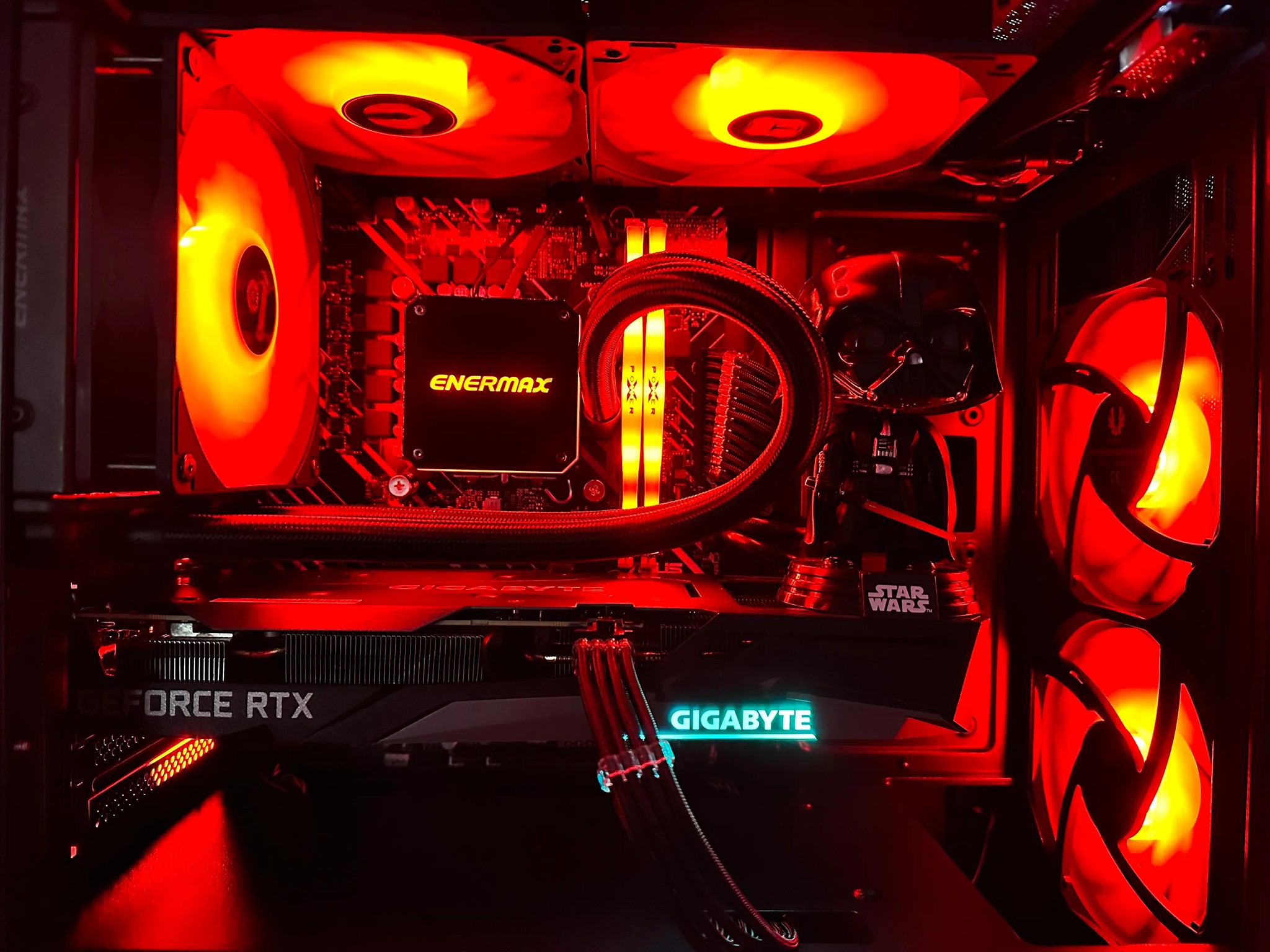 🌌🔫Darth Vader🌌🔫-Gaming PC-Nvidia RTX 3060 12GB-Intel i5 12400 6Cores-32GB DDR4 -1TB NVME