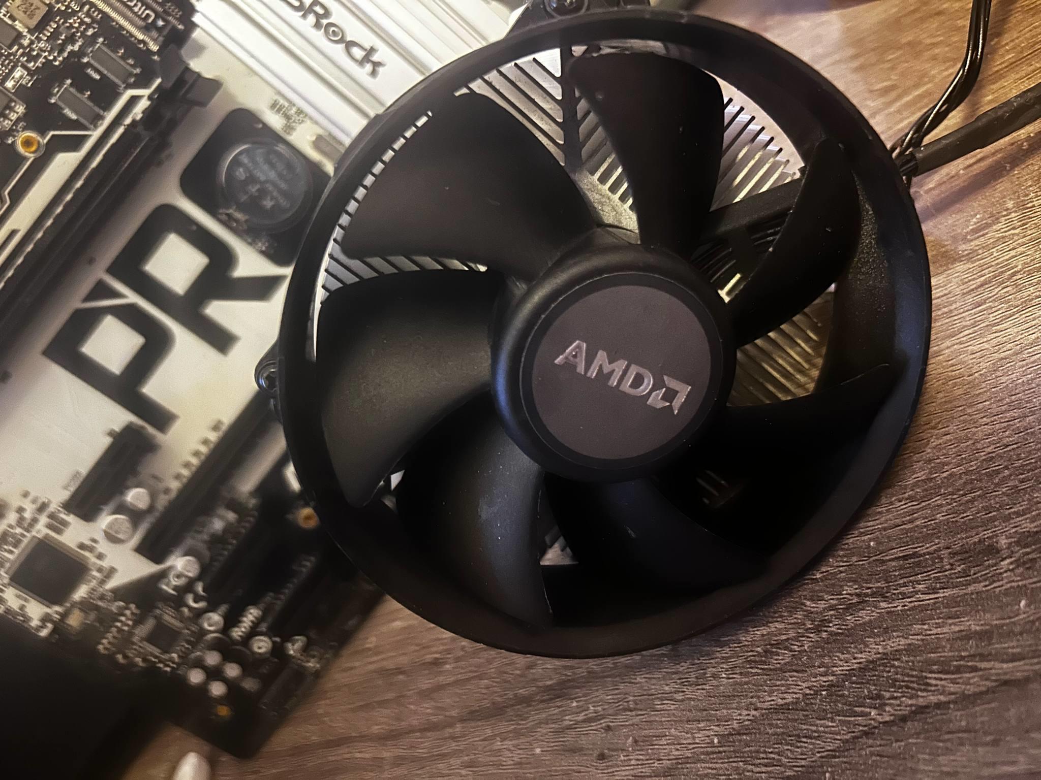 Asrock AB 350 Pro with ryzen 5 2700x free cooler and 8gb of ddr 4 included