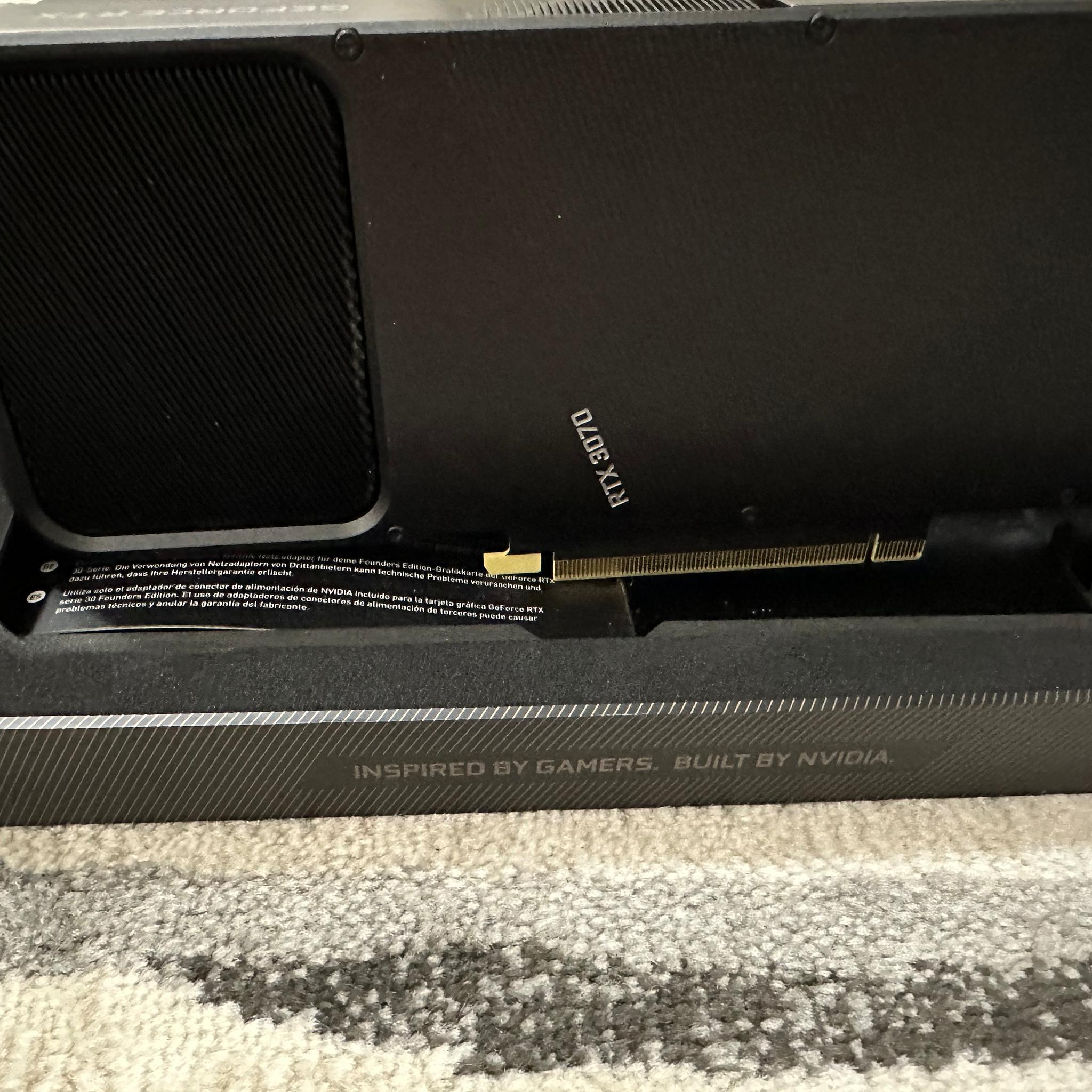 NVIDIA RTX 3070 Founders Edition - Great Condition