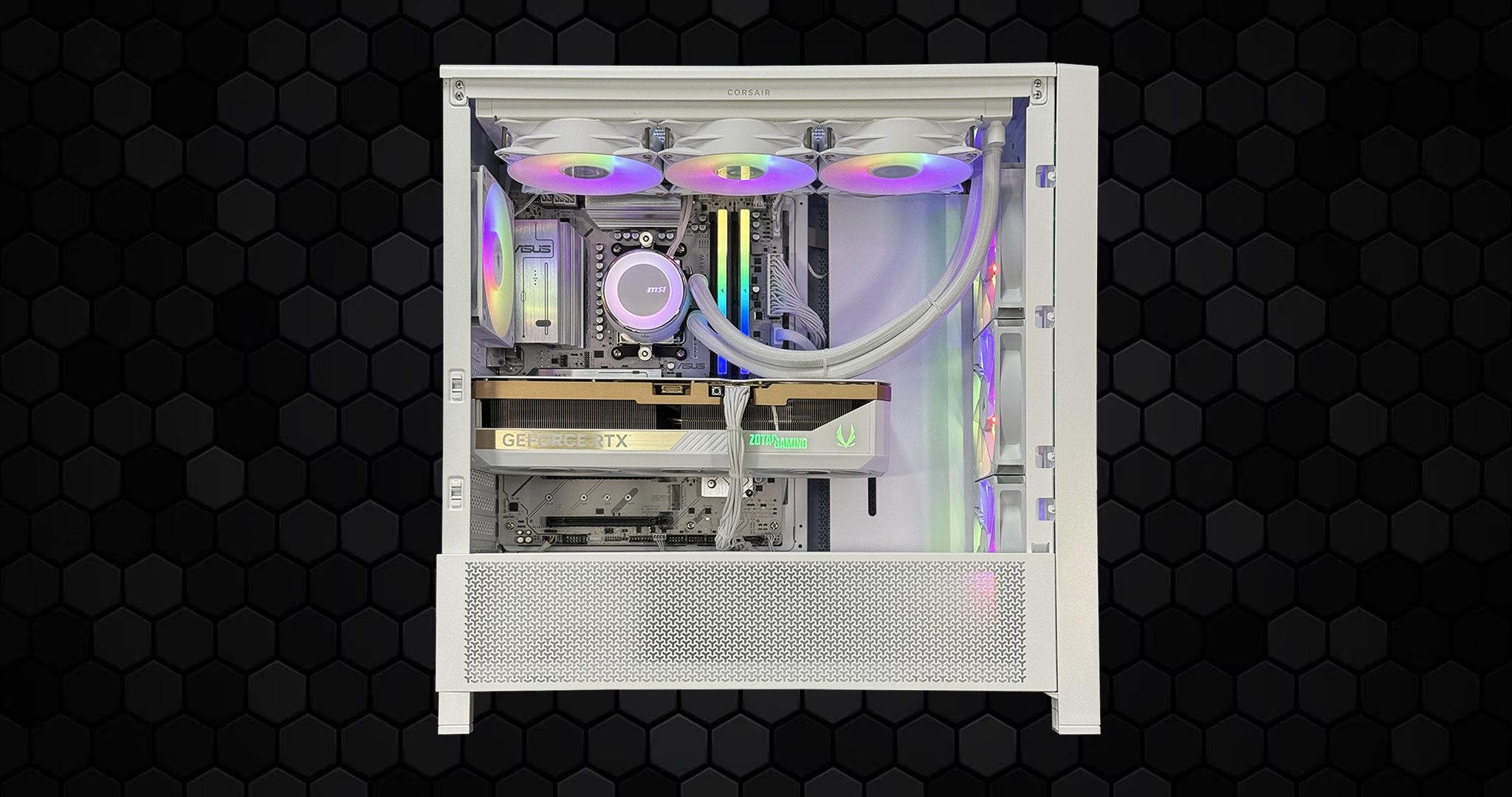 Ryzen 7 9800X3D | RTX 5090 | 32GB DDR5 (6000 MT/s) | 2TB SSD | 1200W Gold PSU | Lumen Quasar [White]