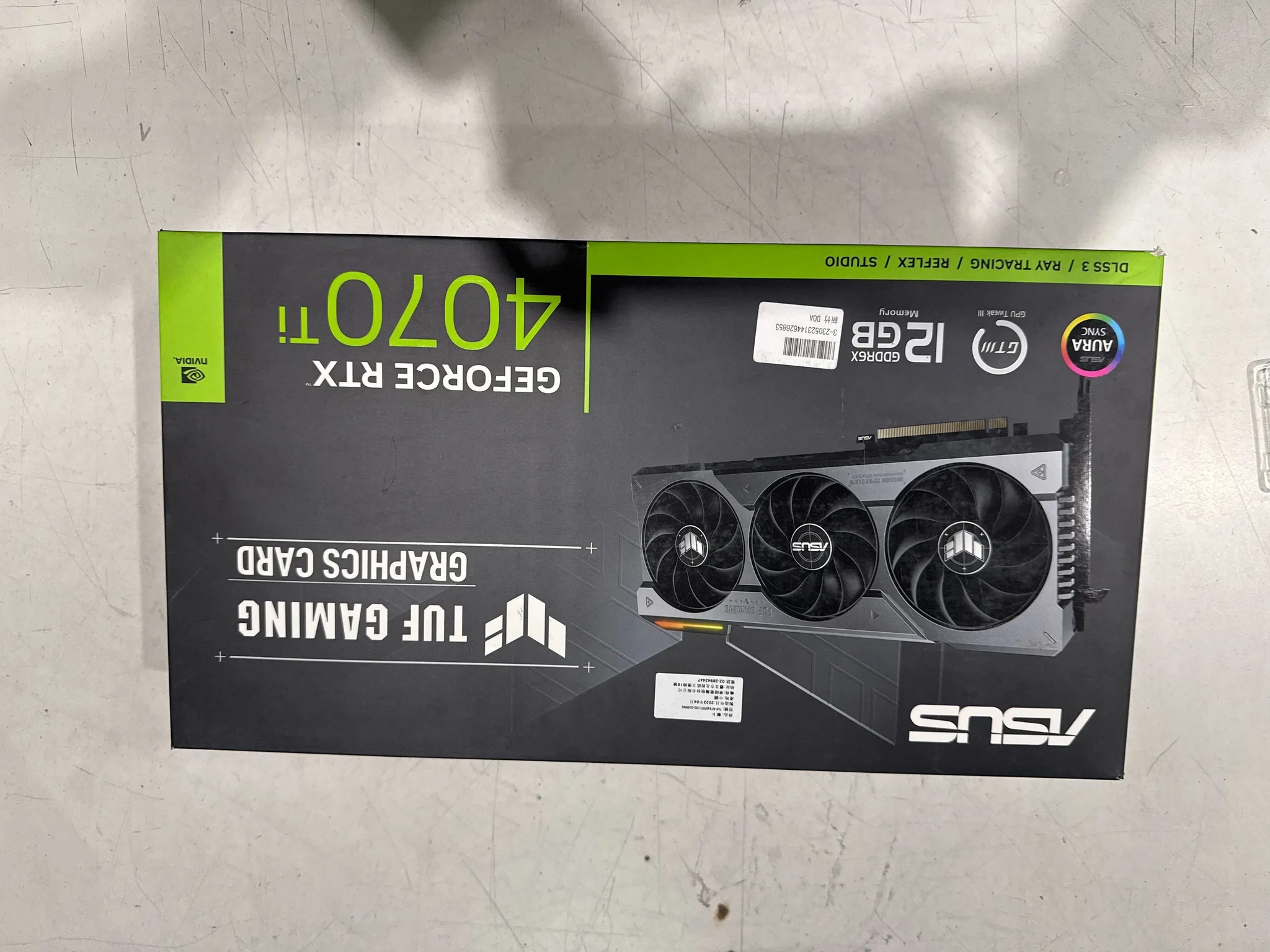 ASUS TUF RTX 4070 Ti 12GB - Tested