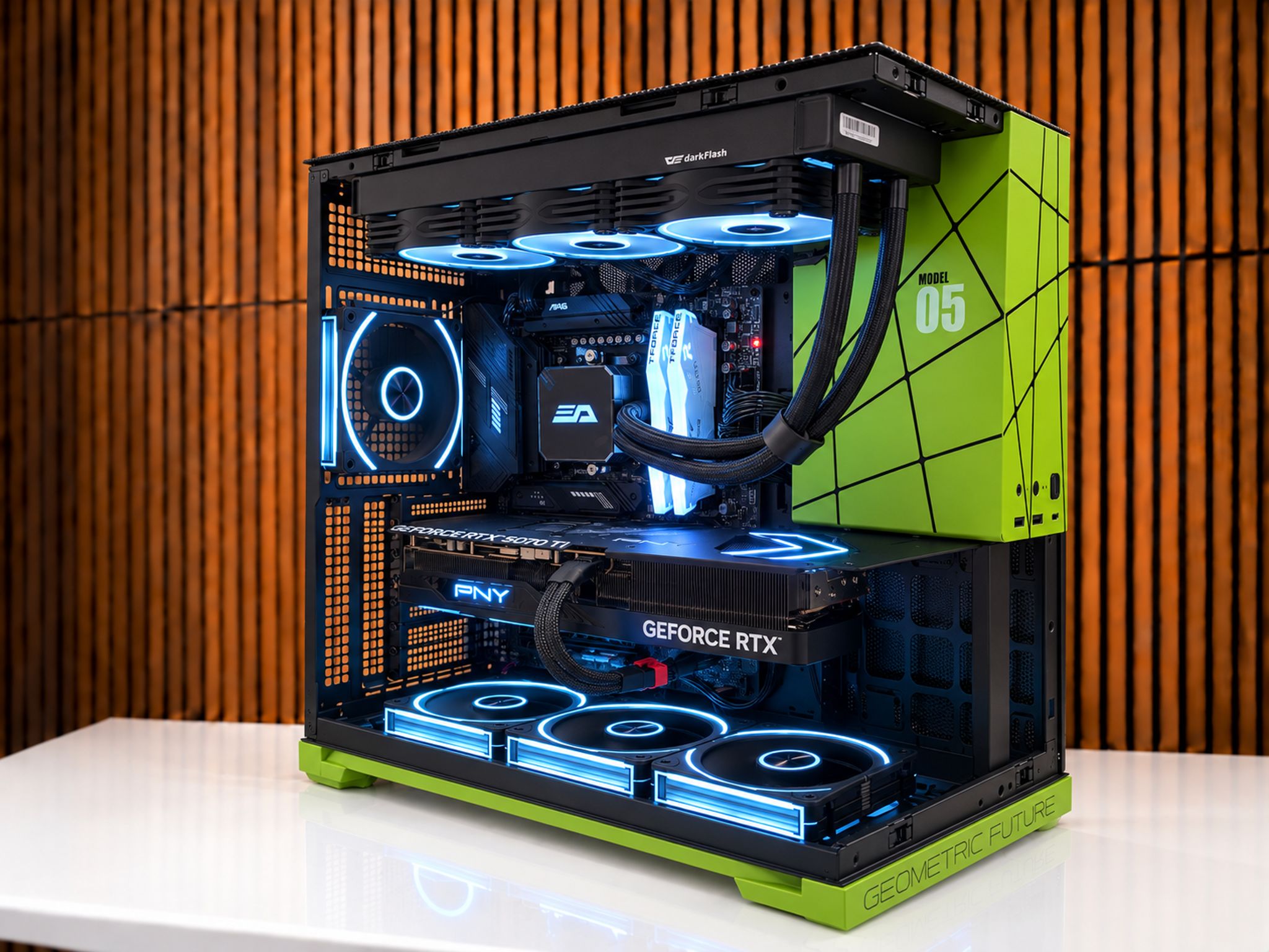 THE HULK 💚 v3| RTX 5070 TI 16GB | Ryzen 9 7950X3D | 32GB DDR5 | NVME | GOLD PSU | Windows 11 |