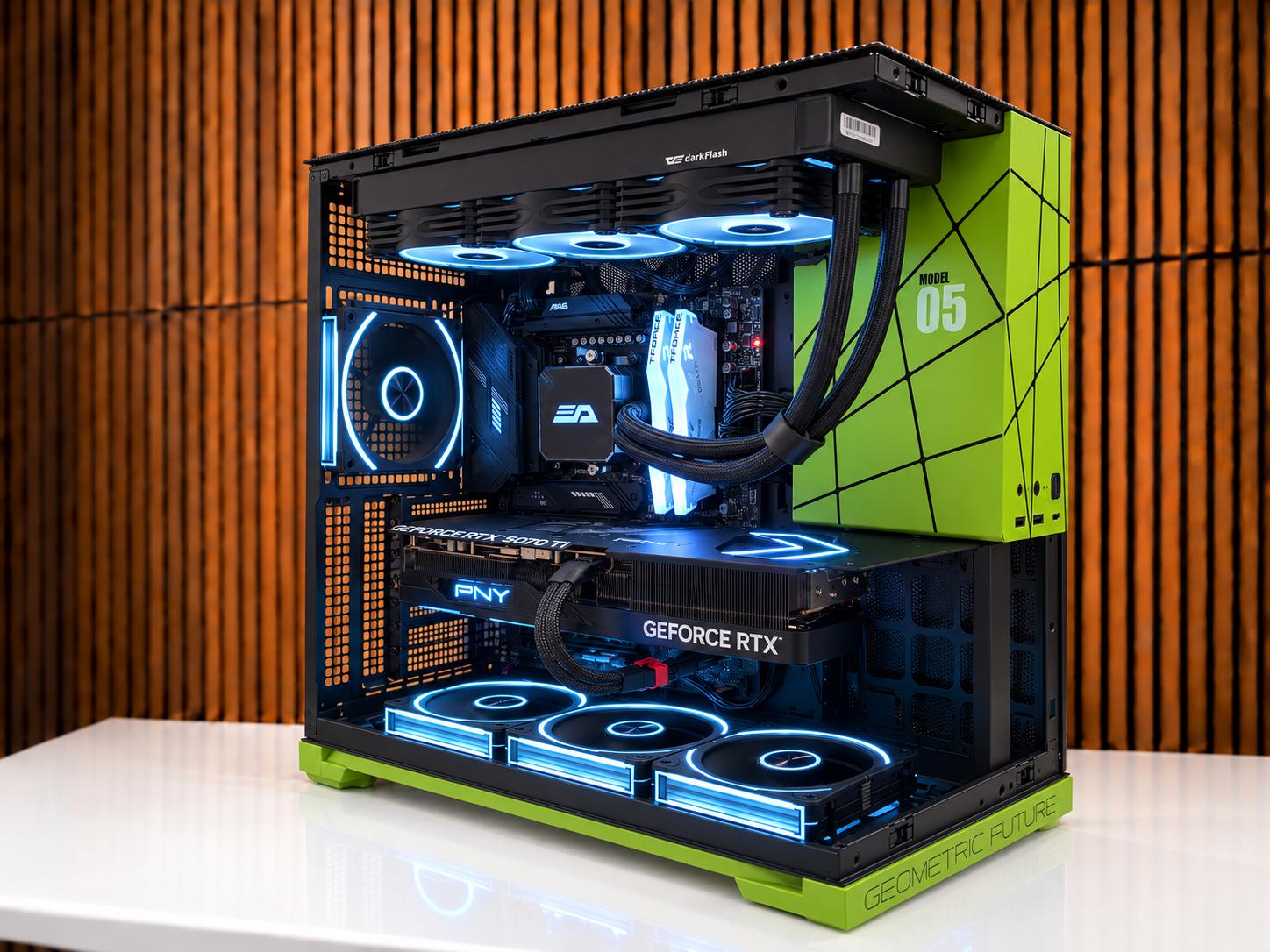 THE HULK 💚 v3| RTX 5070 TI 16GB | Ryzen 9 7950X3D | 32GB DDR5 | NVME | GOLD PSU | Windows 11 |