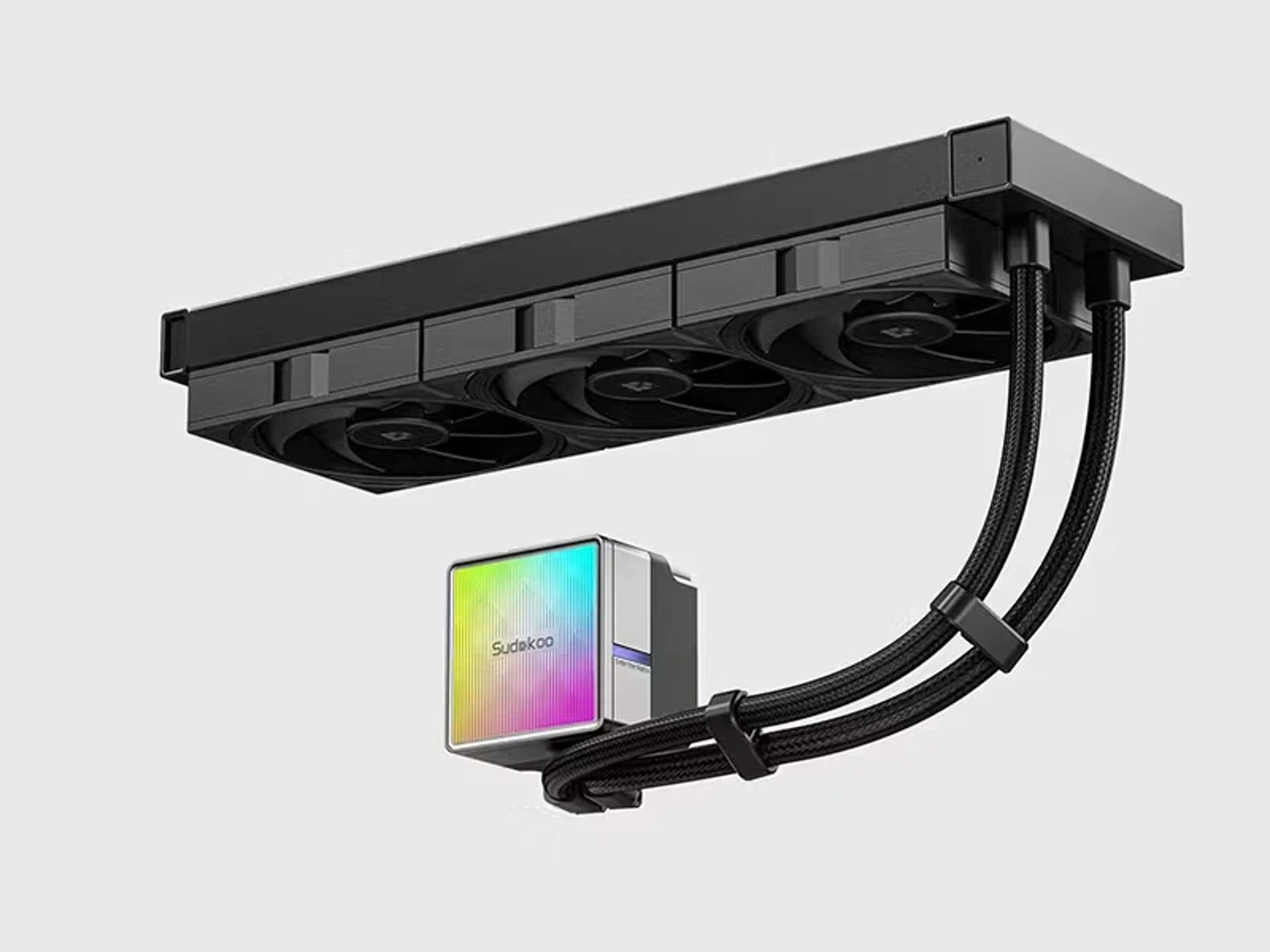 SUDOKOO NEXAURA 360 Black Liquid AIO CPU Cooler ARGB diamond glow
