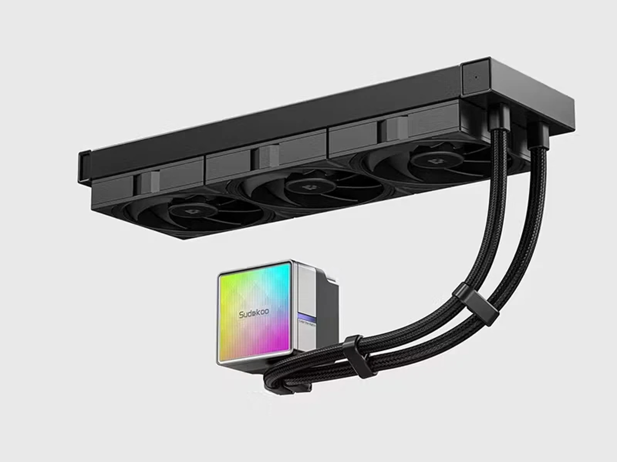 SUDOKOO NEXAURA 360 Black Liquid AIO CPU Cooler ARGB diamond glow