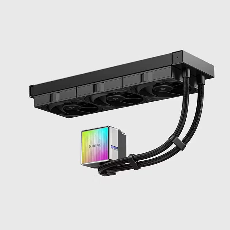 SUDOKOO NEXAURA 360 Black Liquid AIO CPU Cooler ARGB diamond glow