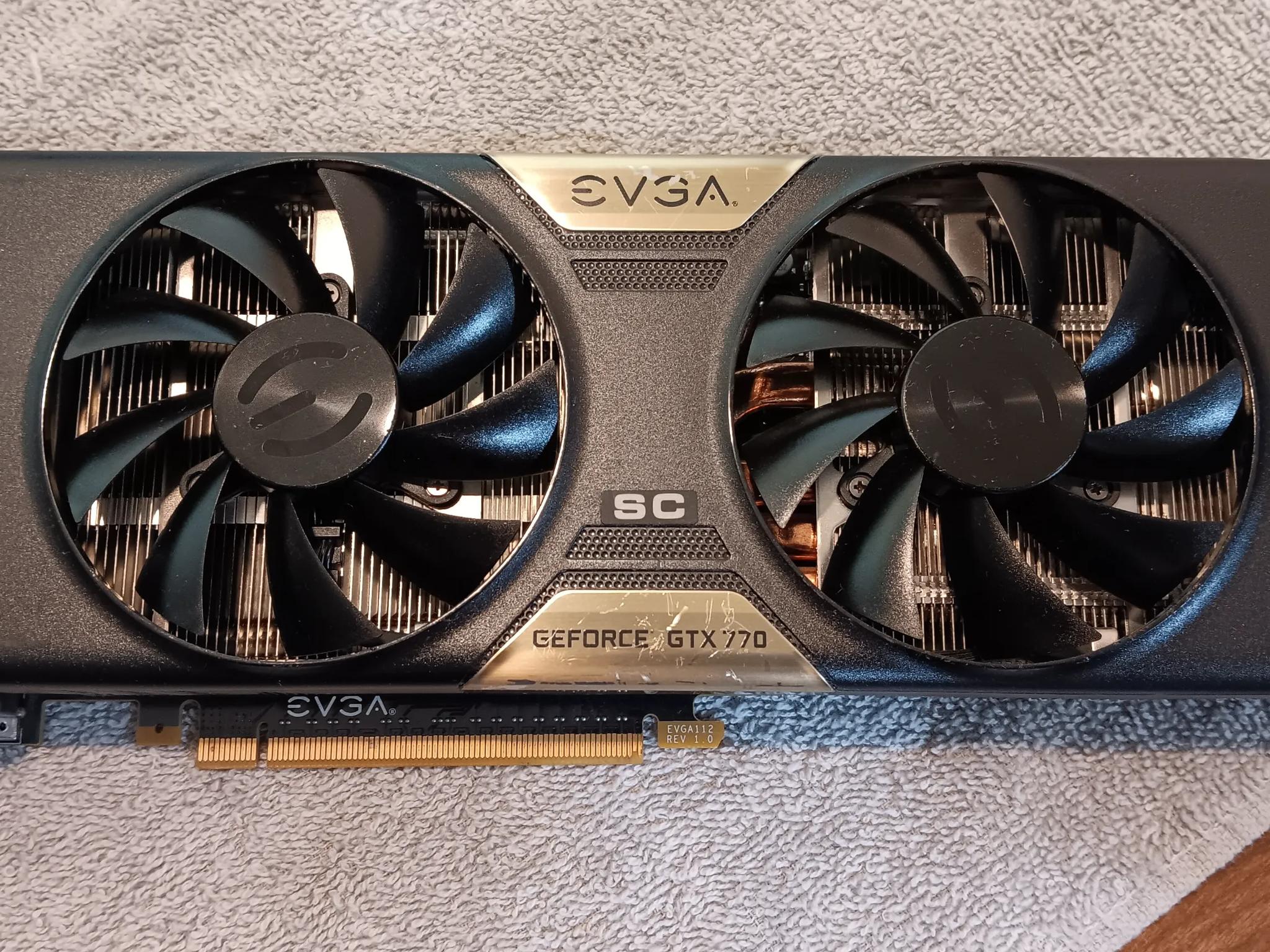 EVGA GeForce GTX-770 SC 4GB Graphics Card