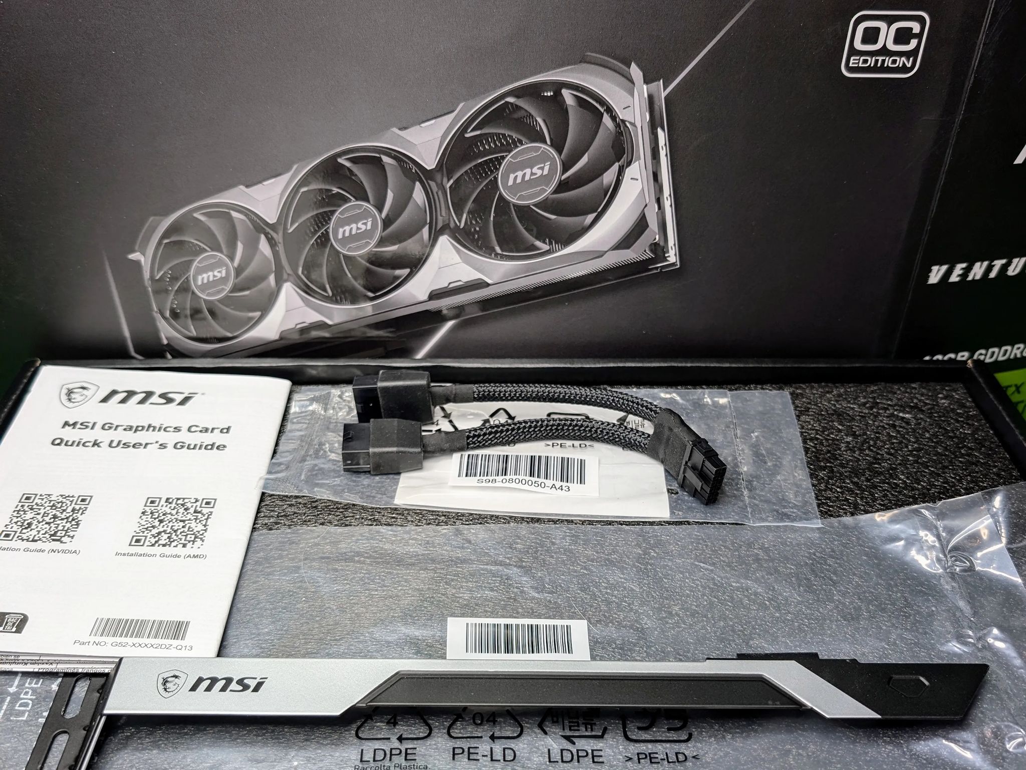 MSI RTX 4070Ti 12GB VENTUS 3X OC 12GB DDR6X
