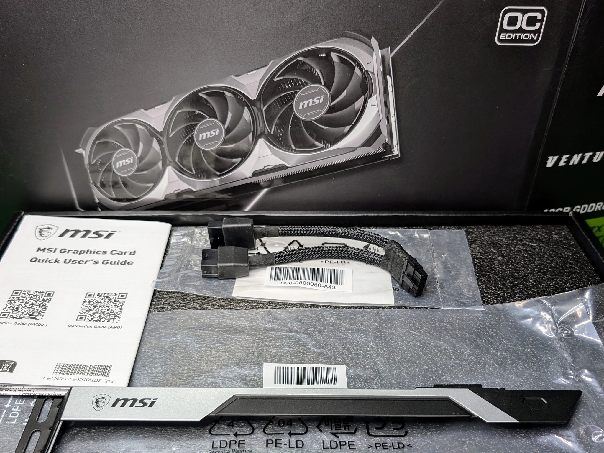 MSI RTX 4070Ti 12GB VENTUS 3X OC 12GB DDR6X