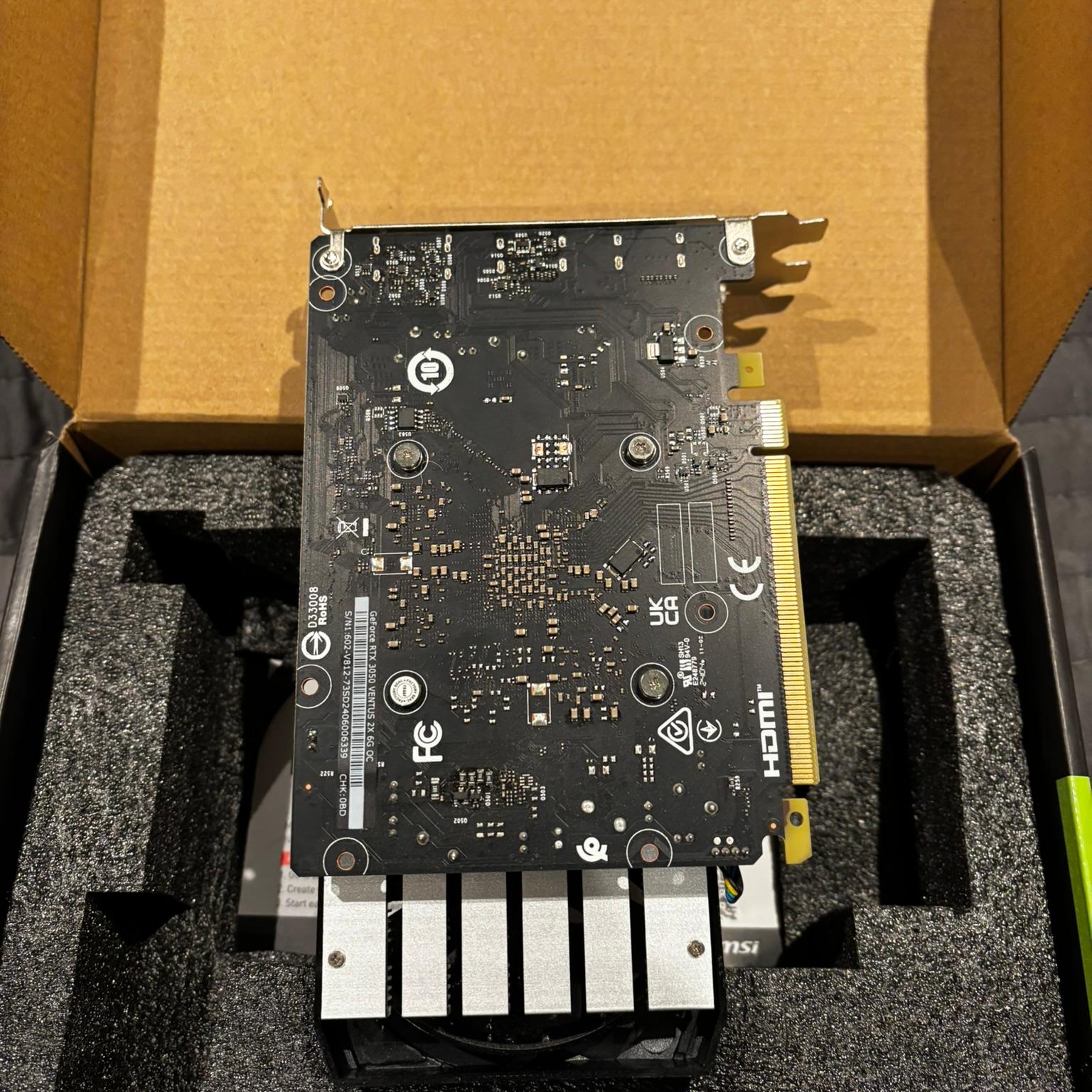 MSI VENTUS 2X GeForce RTX 3050 8GB